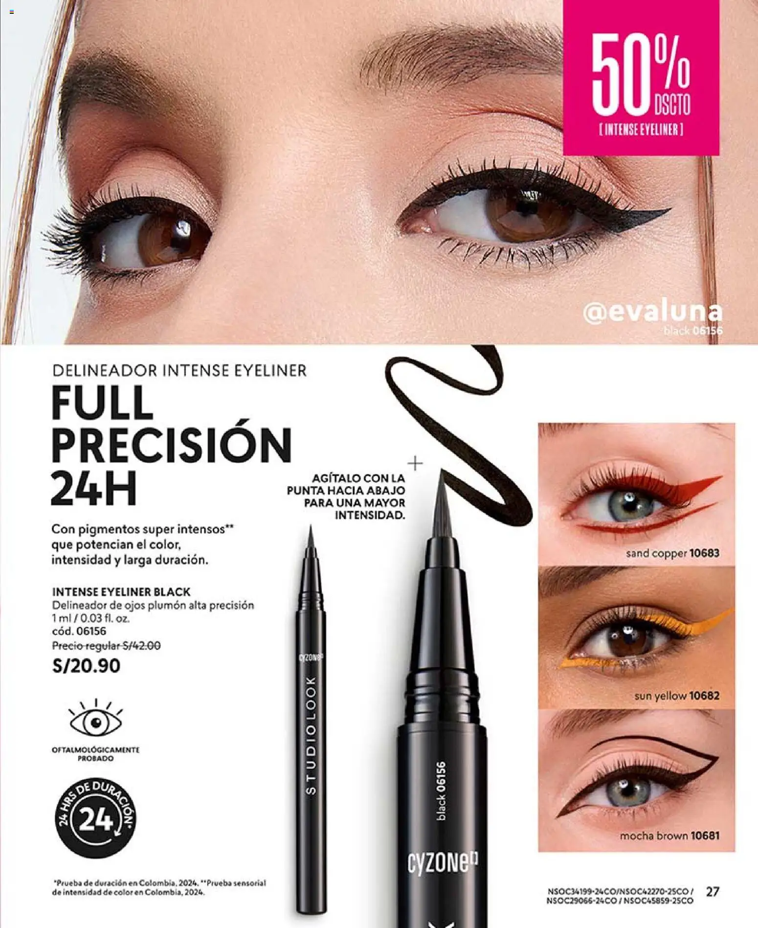 Catálogo CyZone válido desde 16.05.2026 | Página: 29 | Productos: Delineador de ojos, Delineador
