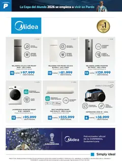Vista previa Pardo catálogo válido desde el 18.05.2026 | Página: 8 | Productos: Estantes, Aspiradora, Lavarropas, Heladera
