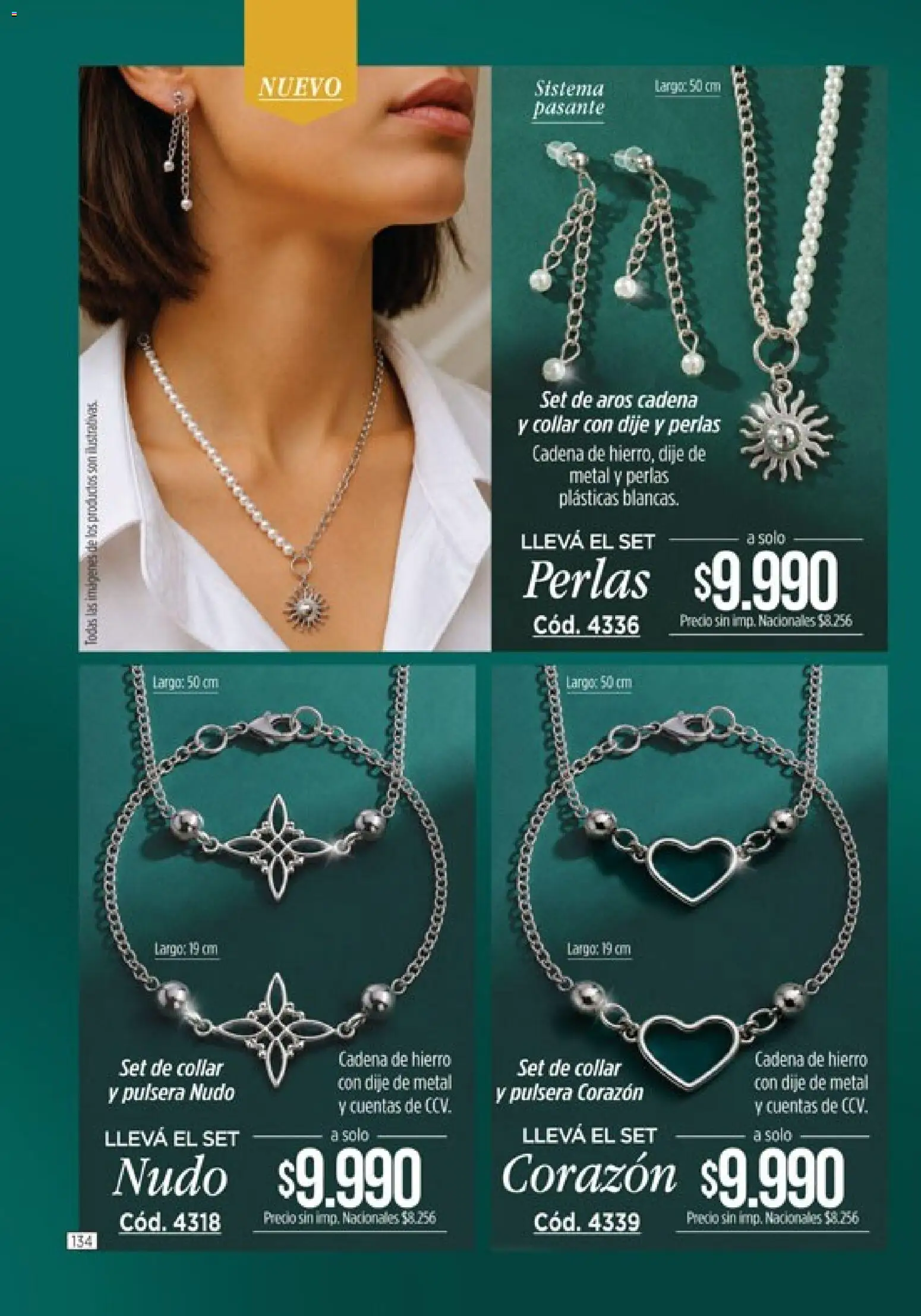Catálogo Amodil Campaña 16 │ válido desde el 19/09/2026 | Página: 134 | Productos: Pulsera, Collar, Aros, Dije