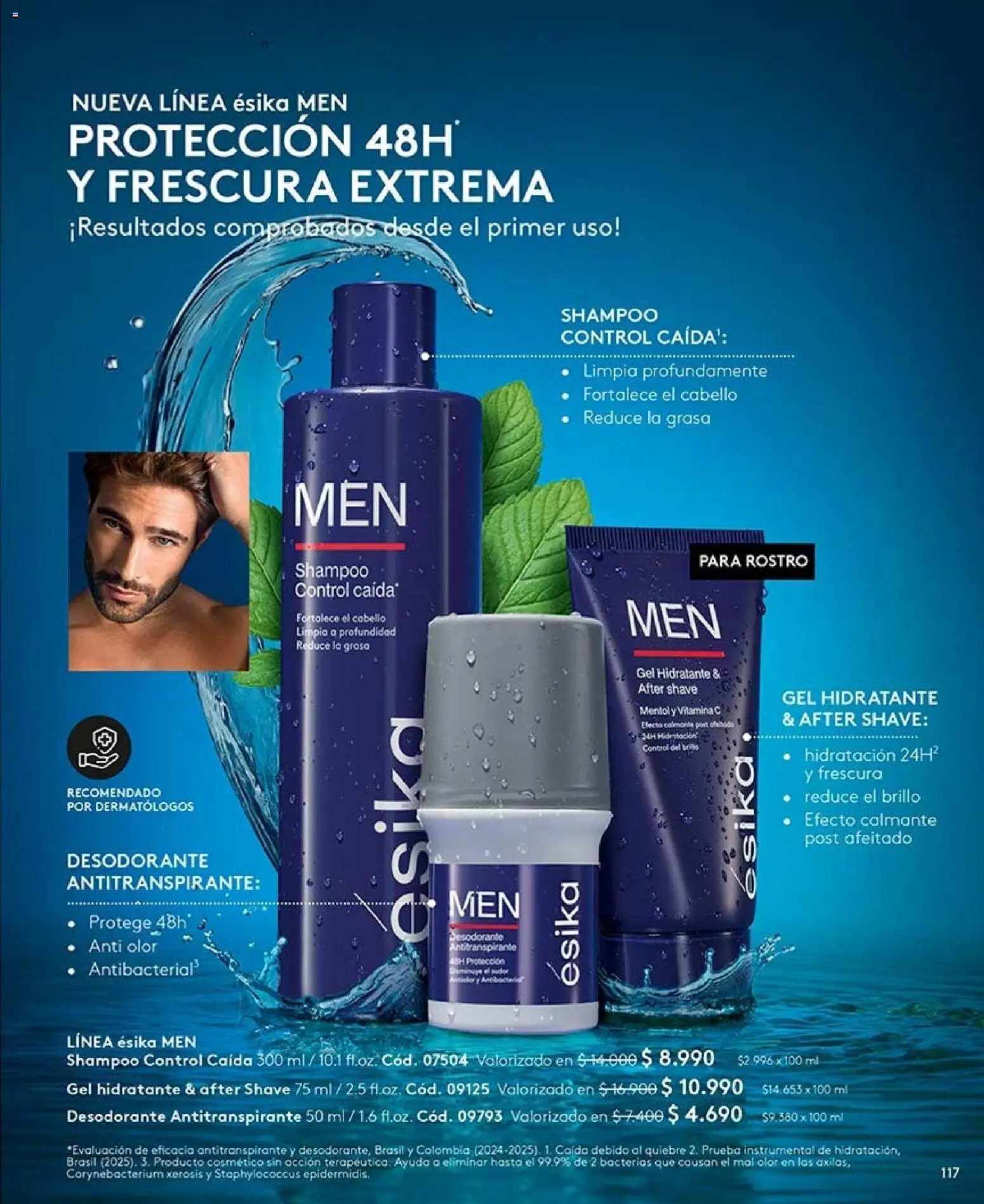 Catálogo Ésika Campaña 13 │ válido desde el 25.07.2026 | Página: 117 | Productos: Brillo, Desodorante, Antitranspirante, Shampoo