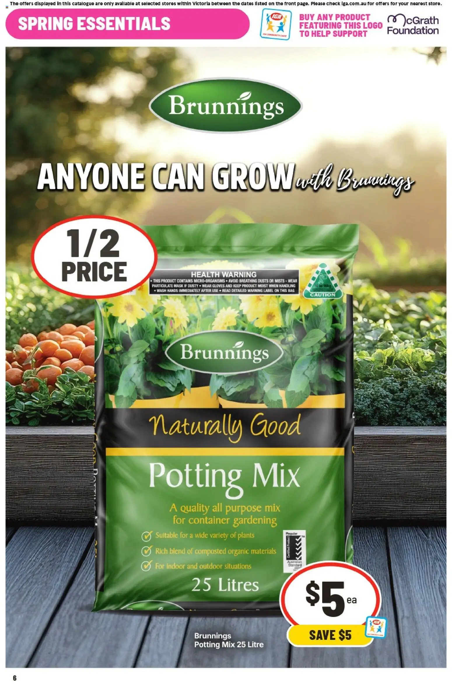 IGA catalogue - valid from 09/09/2026 | Page: 7 | Products: Mask, Gloves, Foundation, Bag