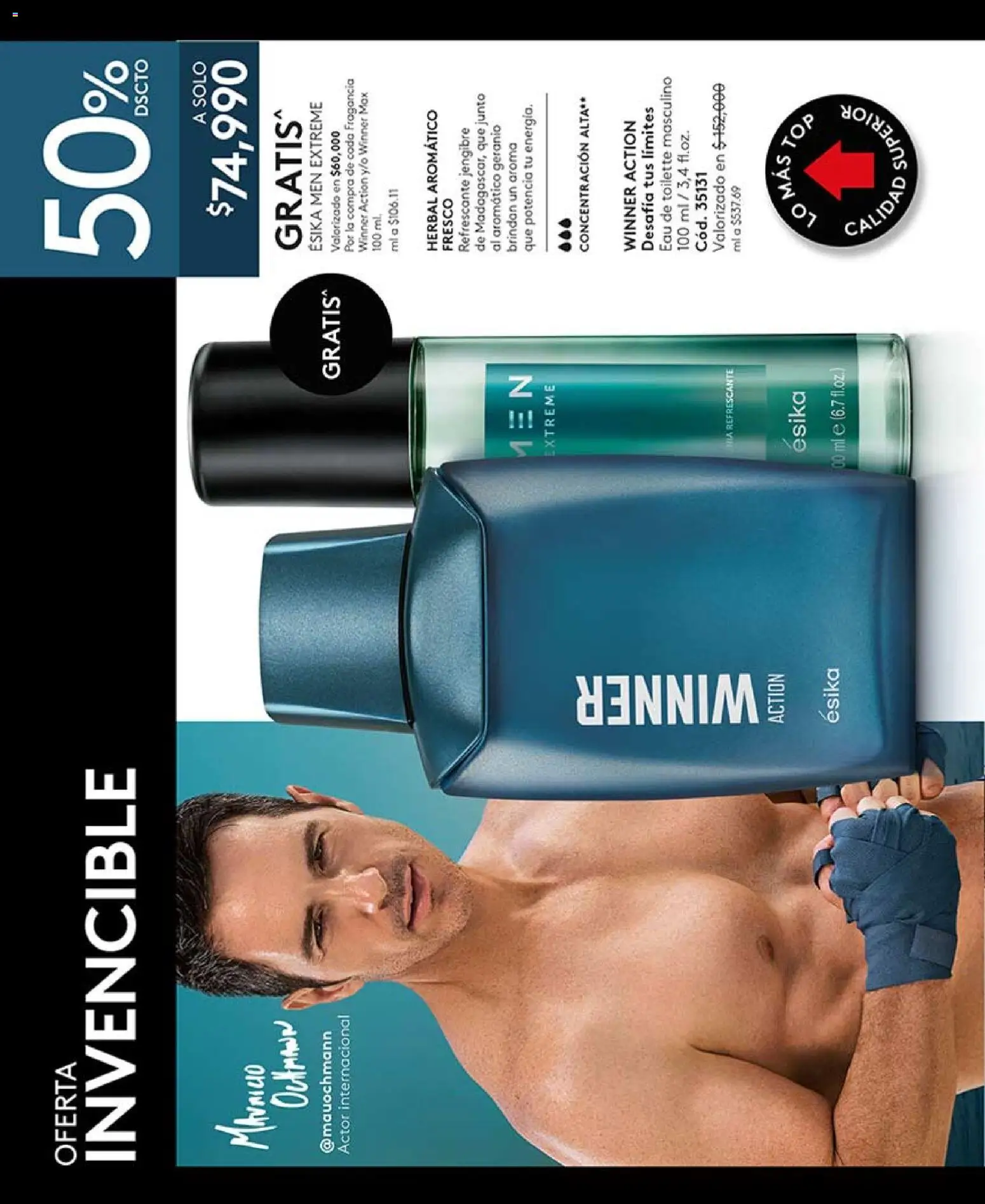 Ésika revista - valida desde el 13.03.2026 | Página: 156 | Productos: Top, Fragancia, Eau de toilette