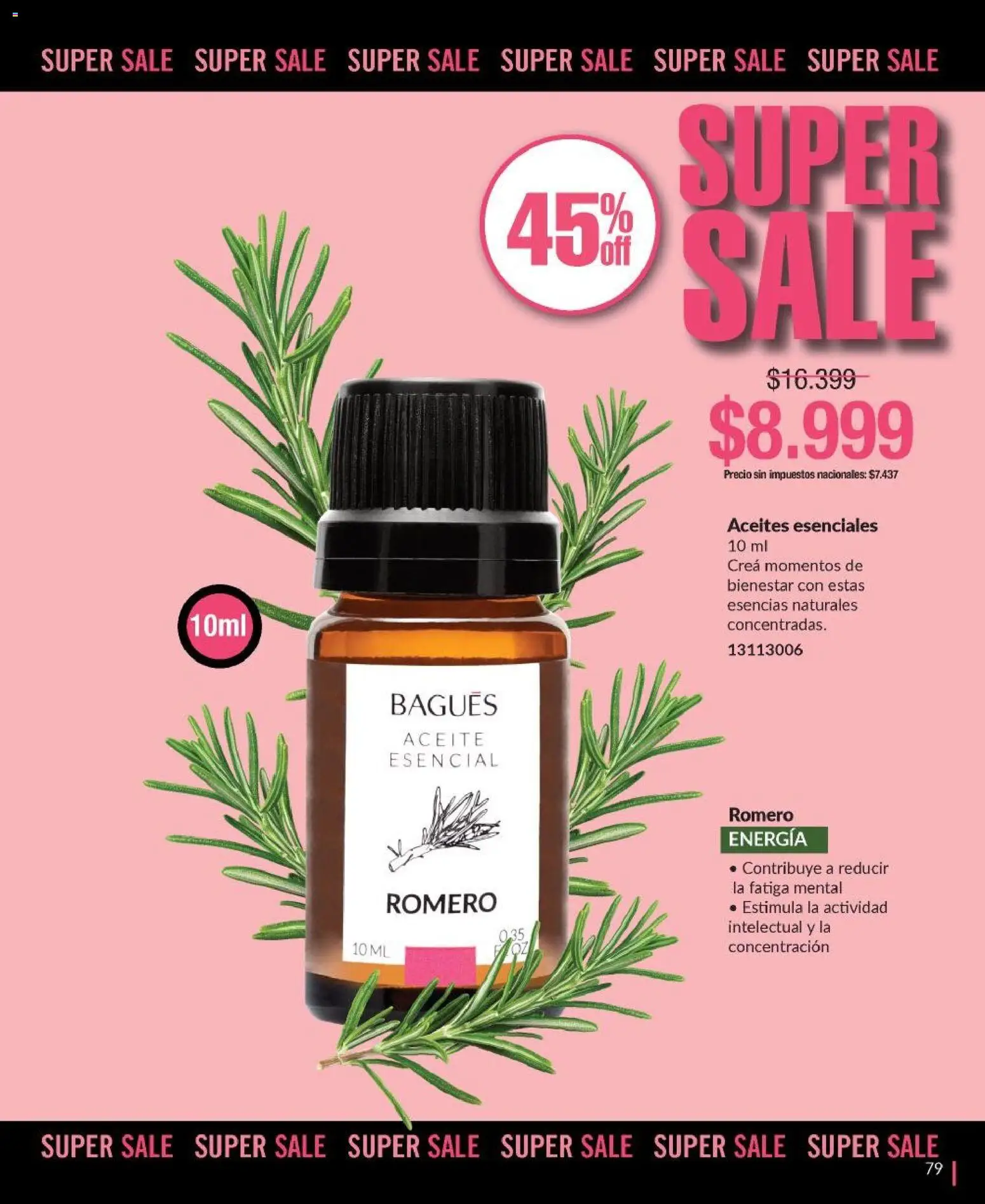 Bagués - Catálogo │ válido desde el 09.03.2026 | Página: 79 | Productos: Aceite, Esencias