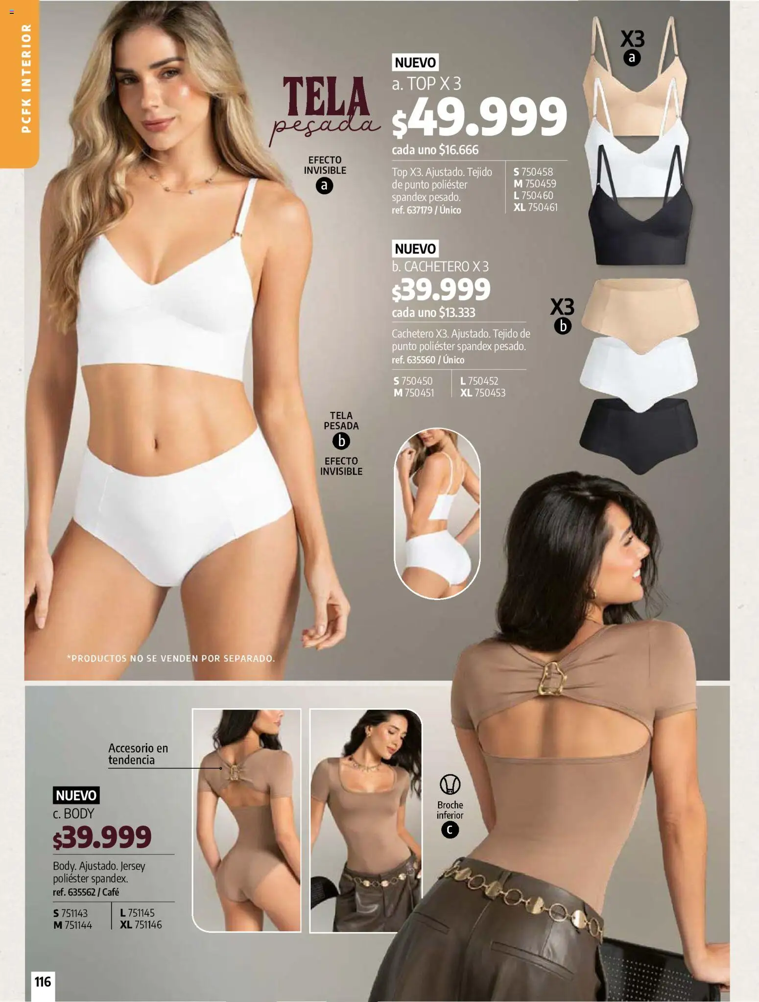 Pacifika revista - valida desde el 21/07/2026 | Página: 115 | Productos: Body, Cachetero, Top, Café