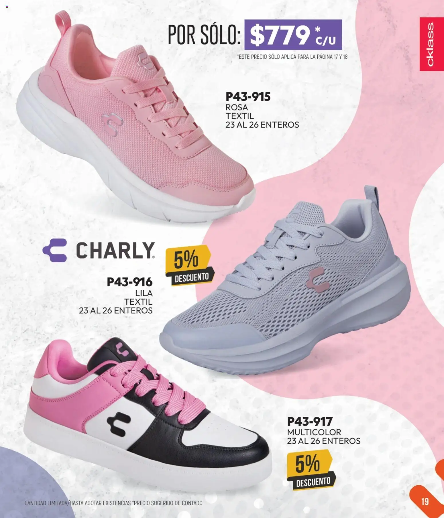 Nuevas ofertas de Cklass válidas en toda la República Mexicana desde el 01.06.2026. ¡Encuentra las mejores ofertas en Cklass catálogo Especial Charly! | Página: 19