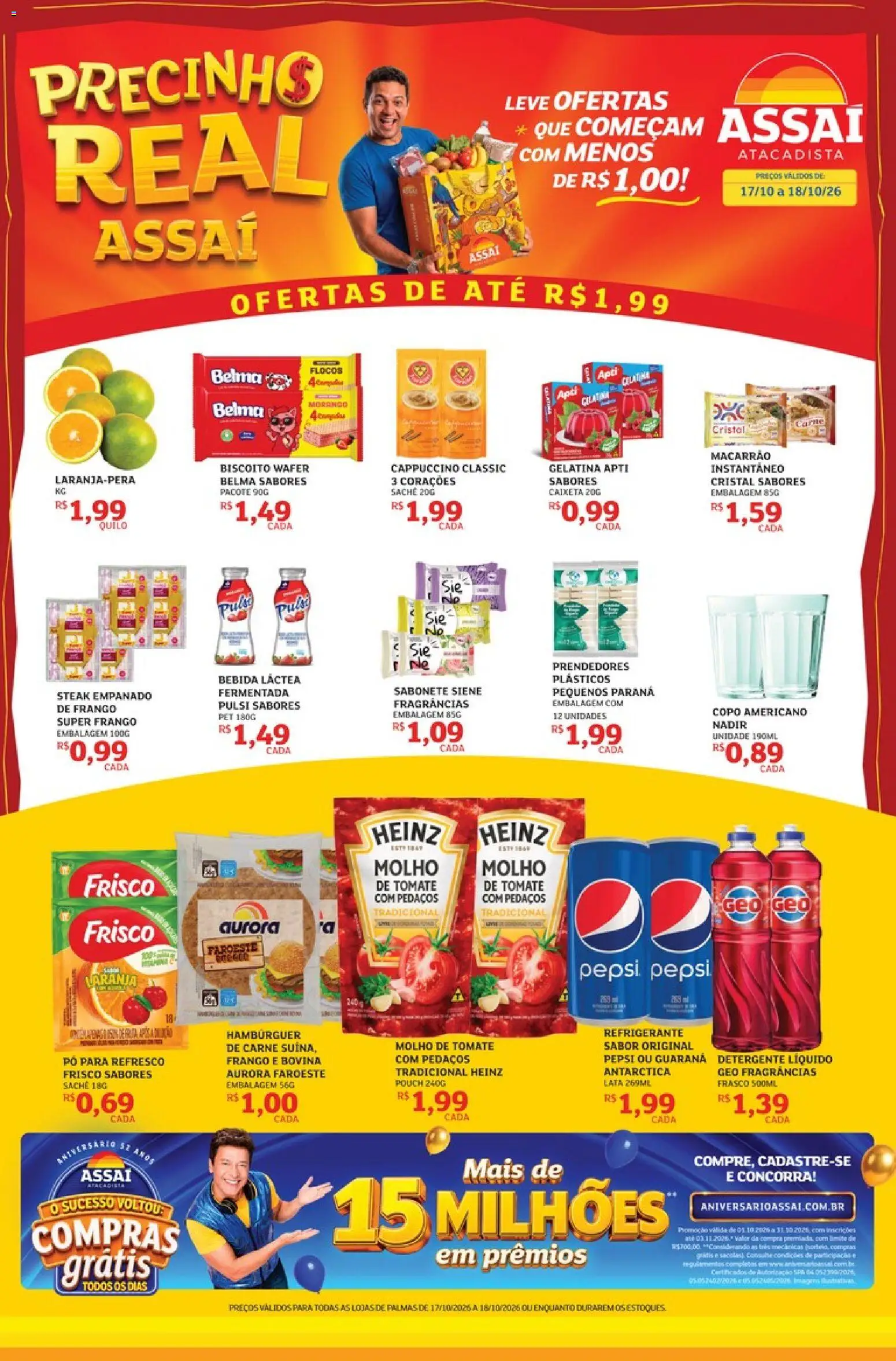 Assaí Atacadista Folheto - válido de 17/10/2026 | Página: 1