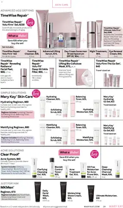 Preview of Mary Kay weekly ads valid from 16.05.2026 | Page: 29 | Products: Sunscreen, Cream, Toner