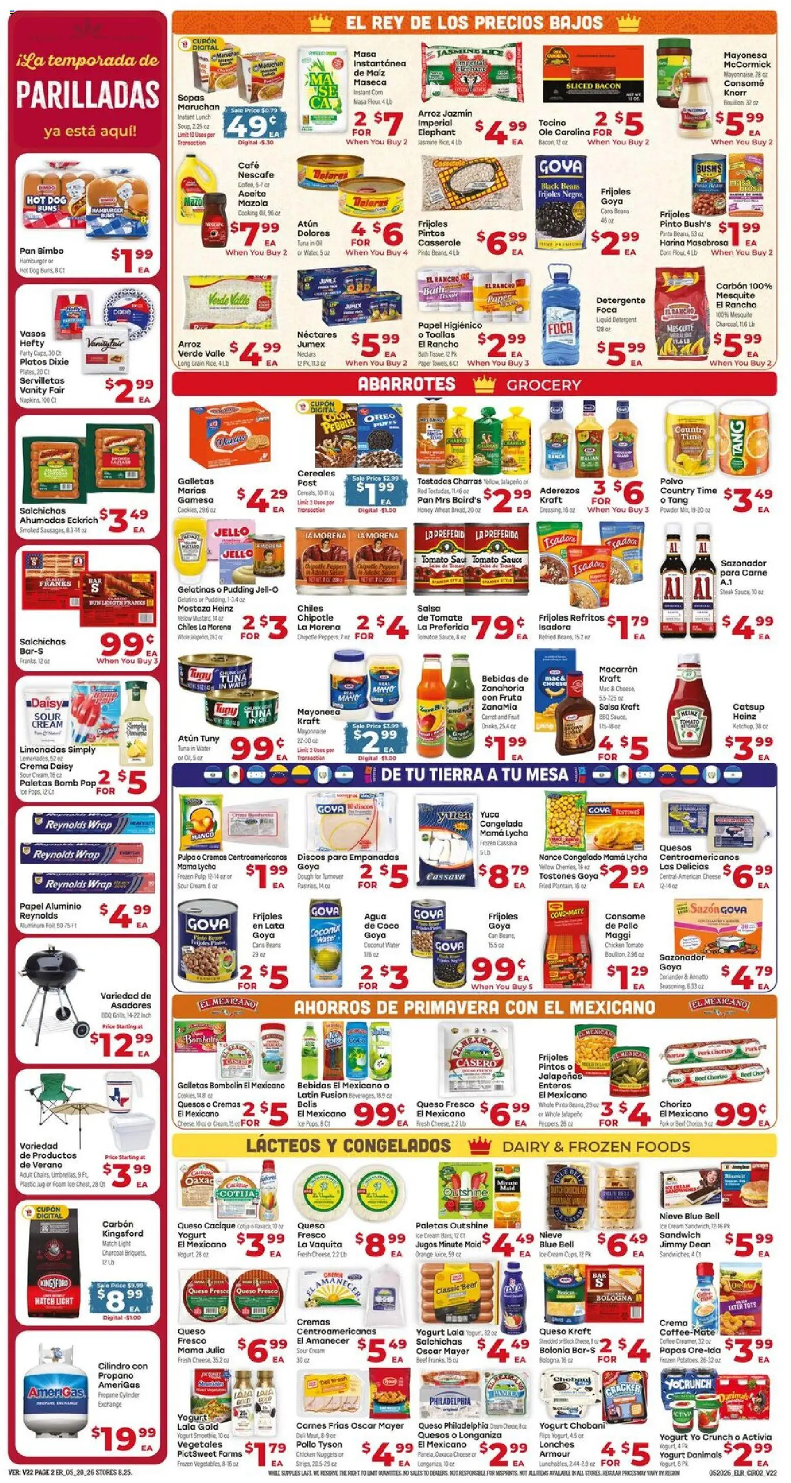 El Rancho Weekly Ad - valid from 20.05.2026 | Page: 2 | Products: Coffee, Beef, Cream, Mayonnaise