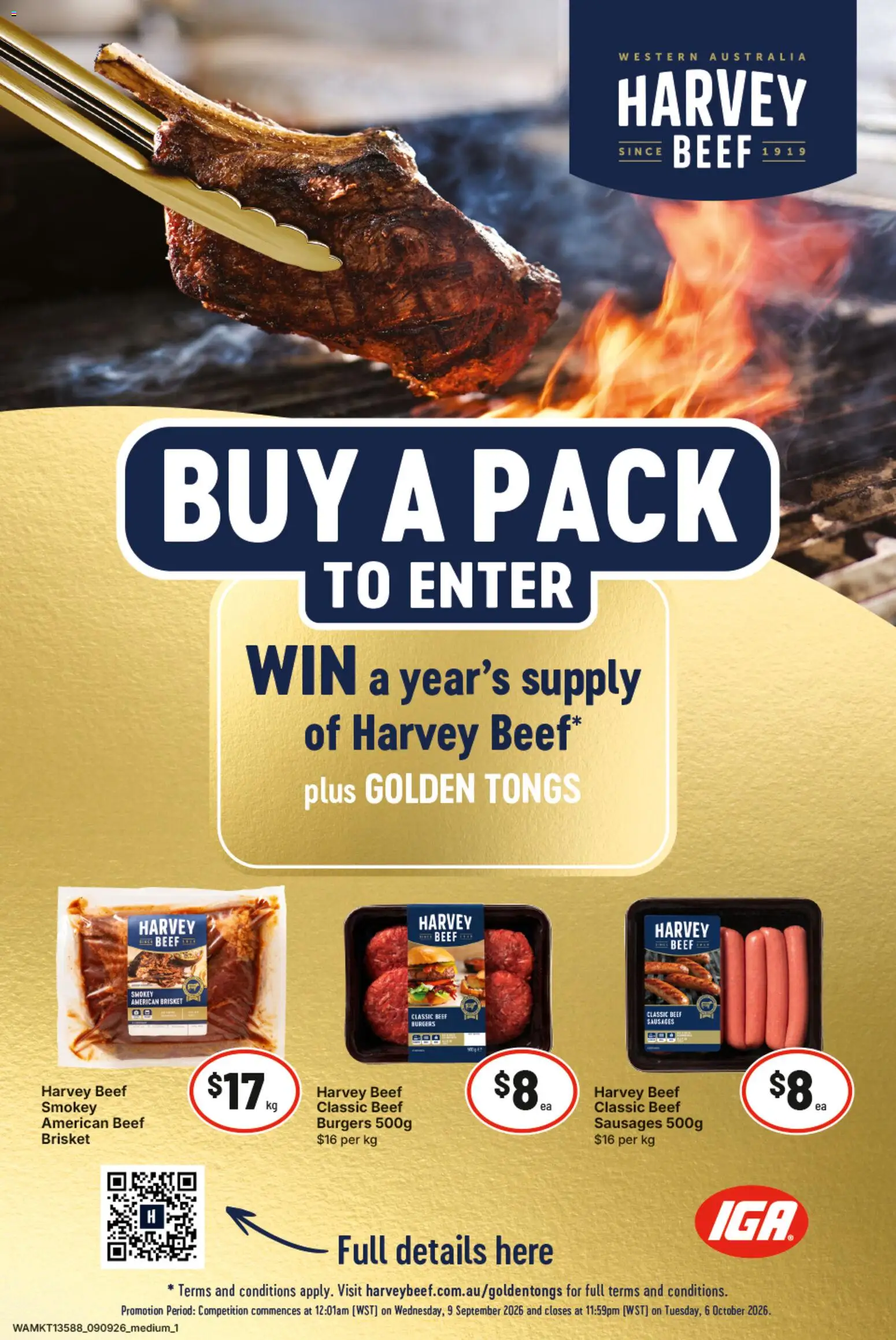 IGA catalogue - valid from 09/09/2026 | Page: 29 | Products: Burgers, Beef, Sausages