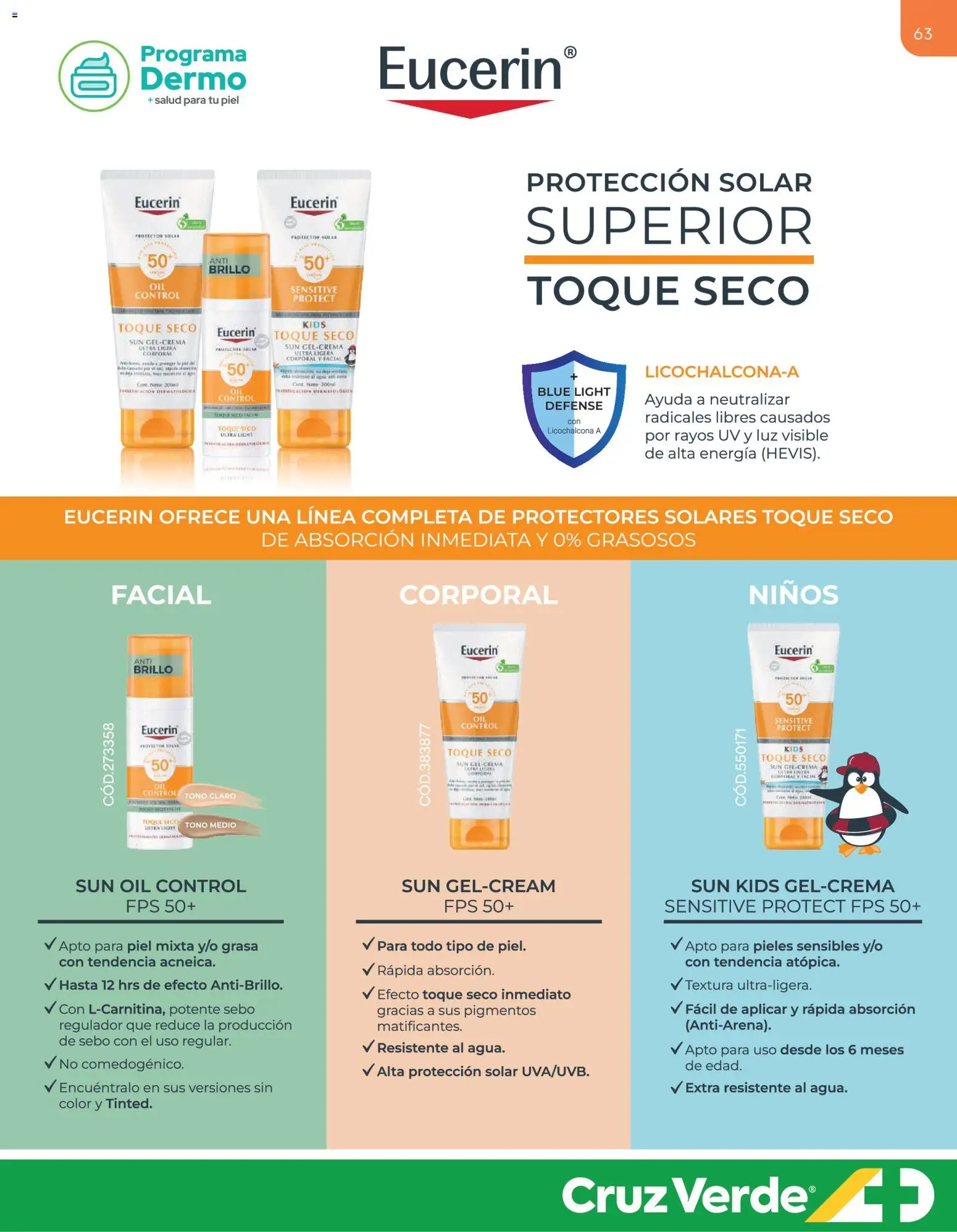 Cruz Verde - Dermocosmética │ válido desde el 31.08.2026 | Página: 63 | Productos: Brillo, Protectores, Crema