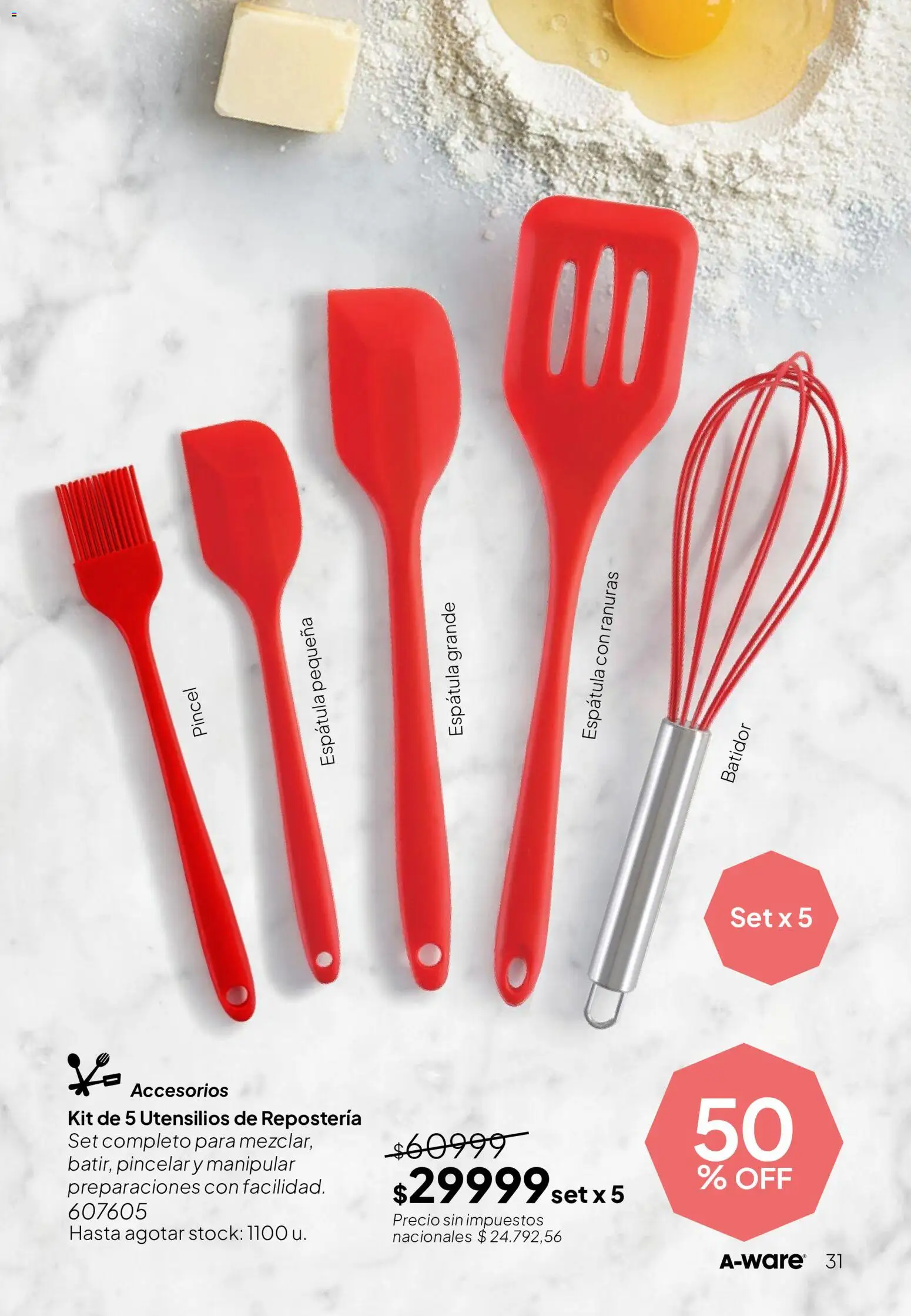 Tupperware Folleto │ válido desde el 04/08/2026 | Página: 33 | Productos: Pincel, Espatula, Batidor