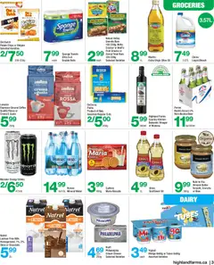 Preview of Highland Farms weekly flyer / circulaire from shop Highland Farms valid from Jul 2, 2026 | Page: 3 | Products: Chips, Milk, Butter, Oil