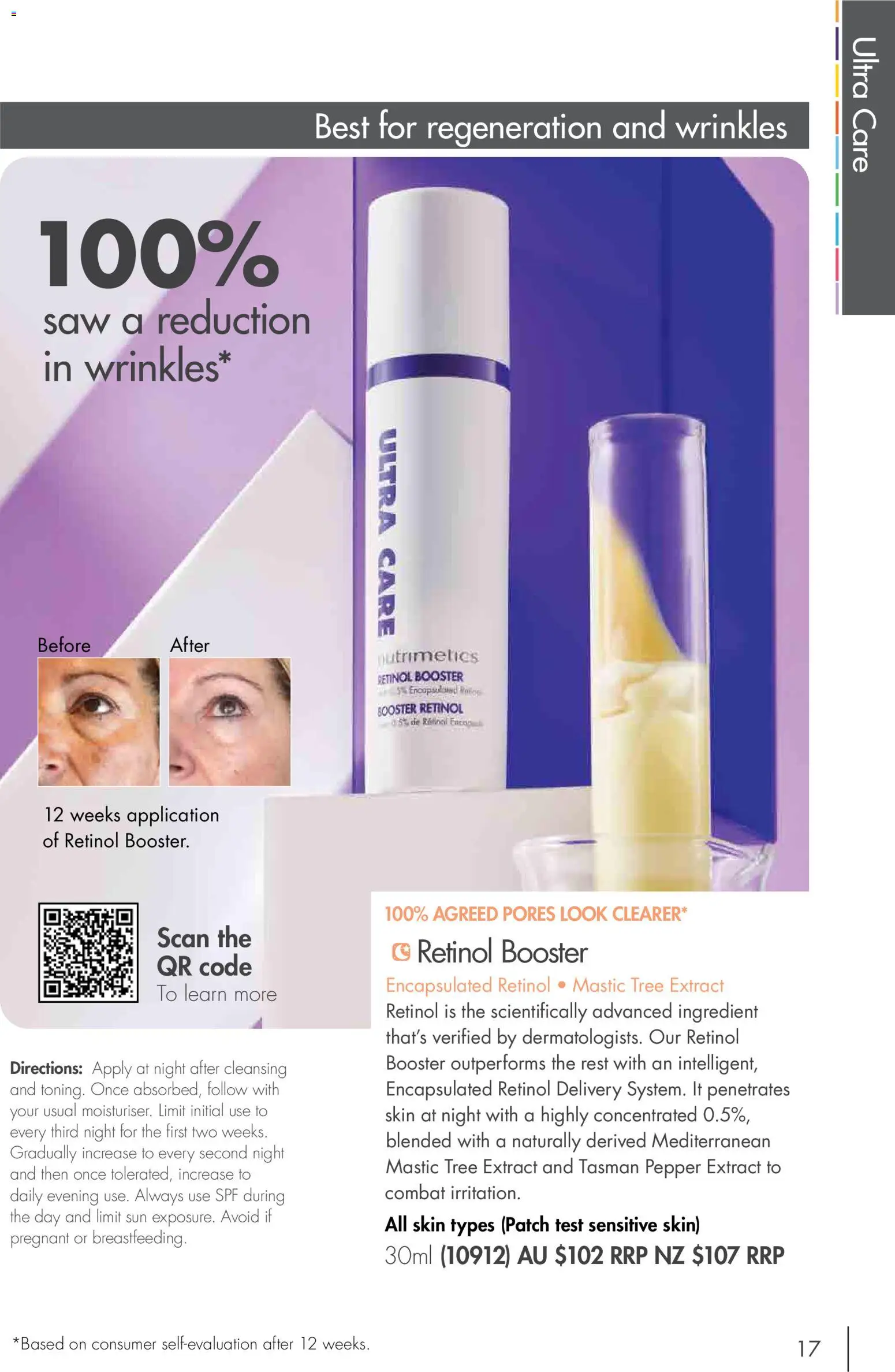 Nutrimetics catalogue - valid from 01/01/2026 | Page: 17 | Products: Saw, Pepper, Retinol, Sensitive skin