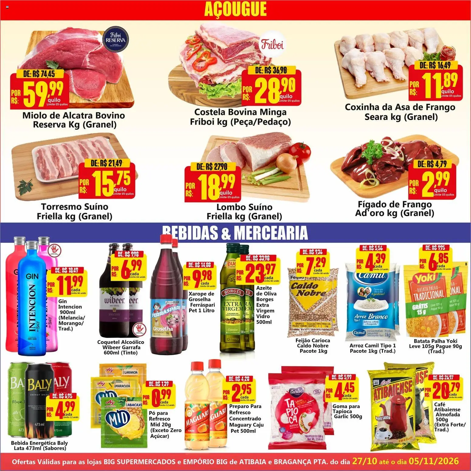 Big Supermercados Folheto - válido de 27/10/2026 | Página: 3