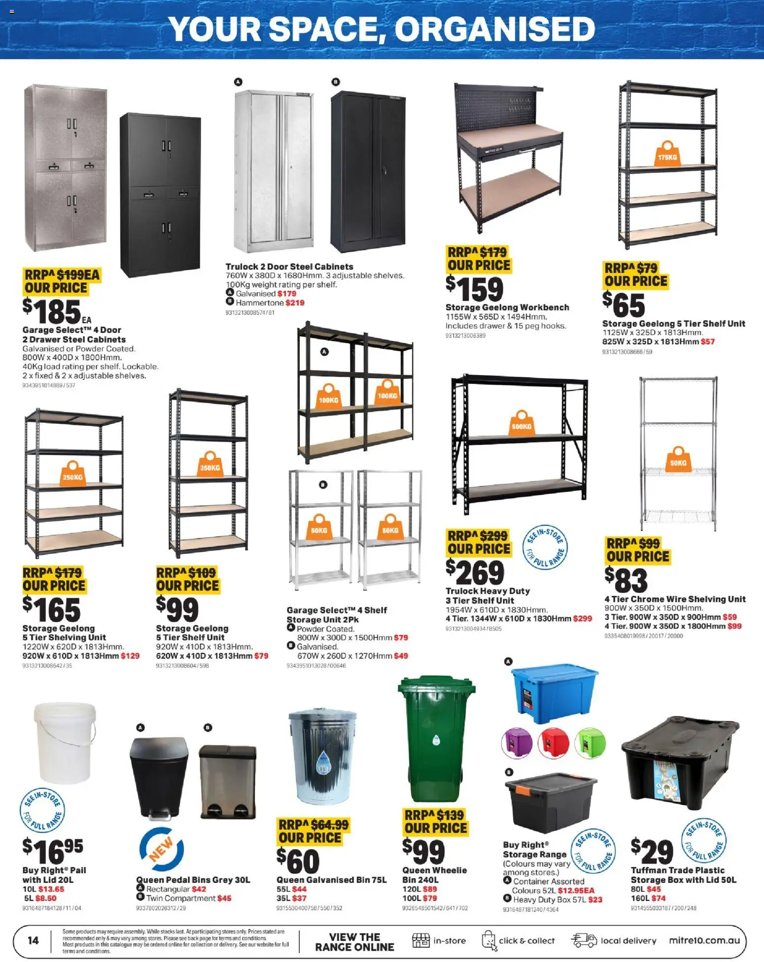 Mitre 10 catalogue - valid from 27.05.2026 | Page: 14 | Products: Box, Drawer, Powder, Weight
