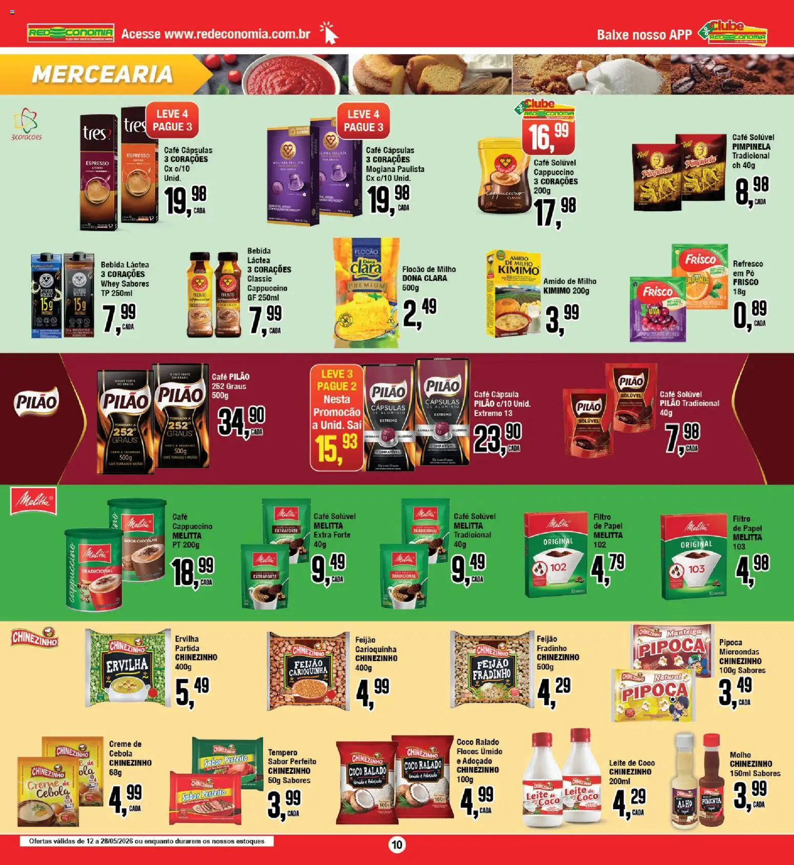 RedEconomia Folheto - válido de 12.05.2026 | Página: 10 | Produtos: Alho, Pó, Refresco, Manteiga