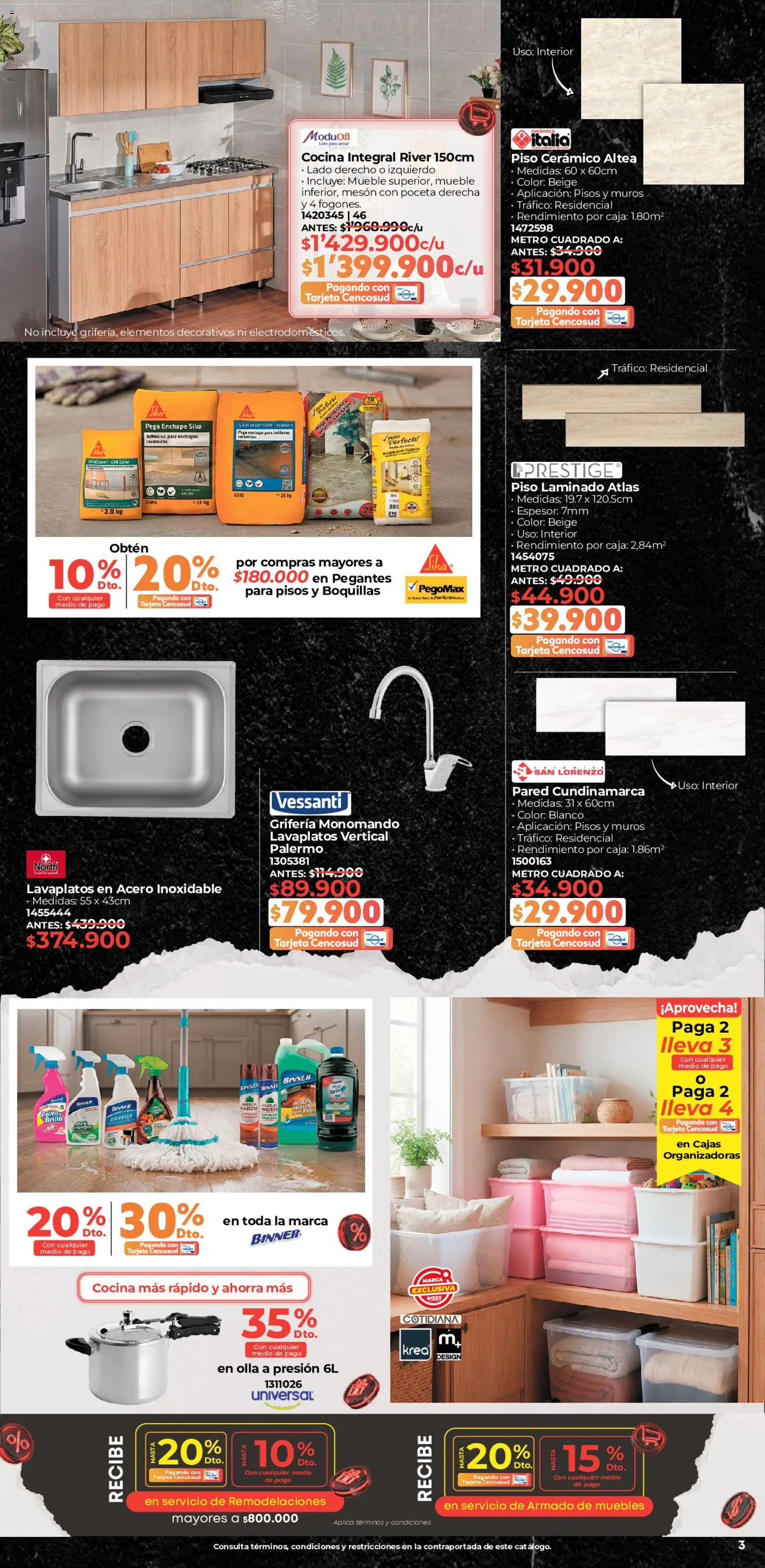 Easy revista - valida desde el 25.05.2026 | Página: 3 | Productos: Cocina, Brillo, Caja, Olla