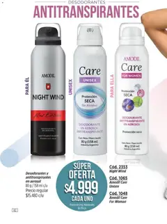 Vista previa Catálogo Amodil Campaña 16 válido desde el 19/09/2026 | Página: 82 | Productos: Peso, Desodorante, Antitranspirante, Alcohol