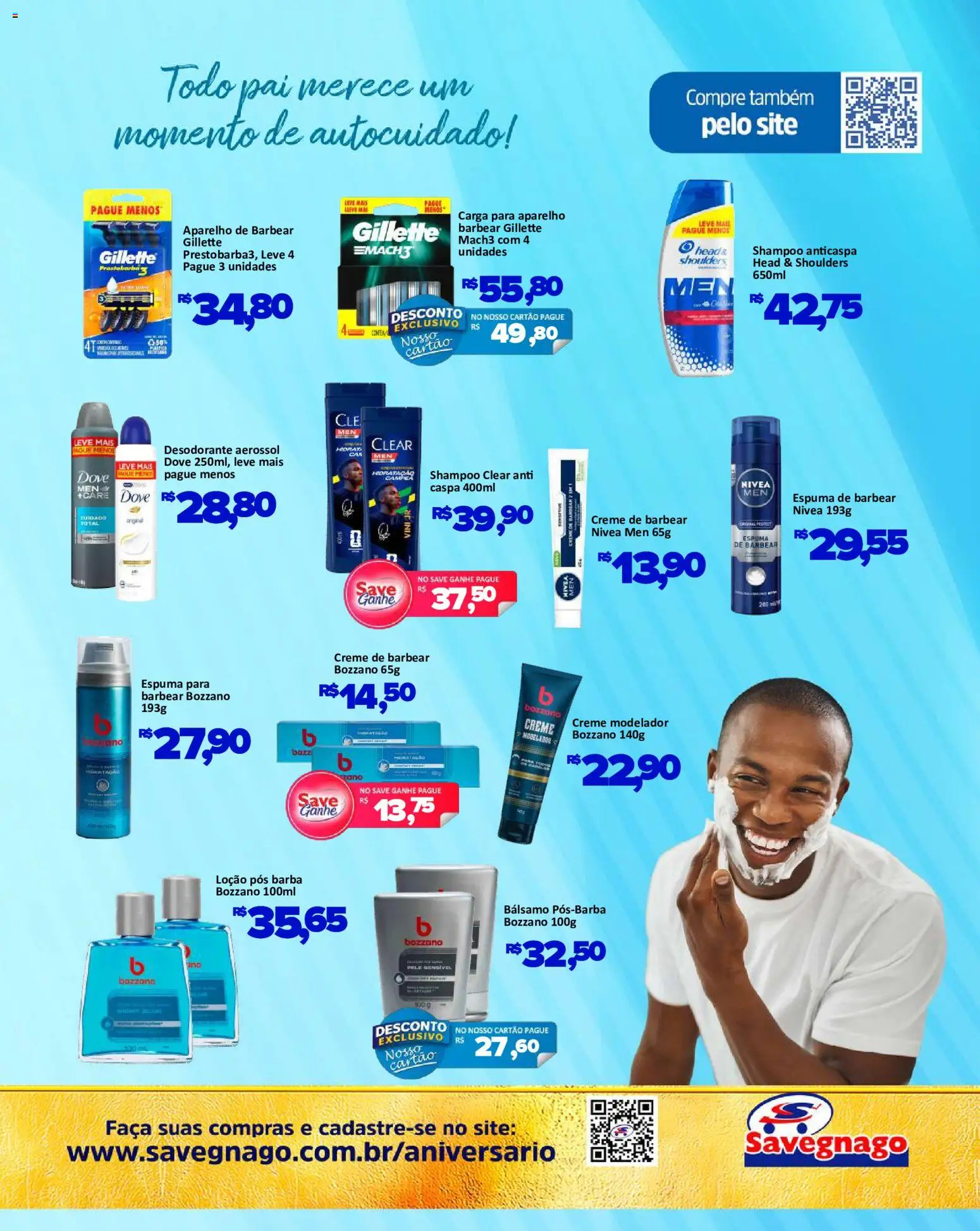 Savegnago Folheto - válido de 23/07/2026 | Página: 9 | Produtos: Shampoo, Desodorante, Faca, Creme