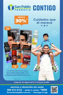 Vista previa de Farmacia San Pablo catálogo, nuevo folleto de la tienda, válido en México a partir del 07.06.2026