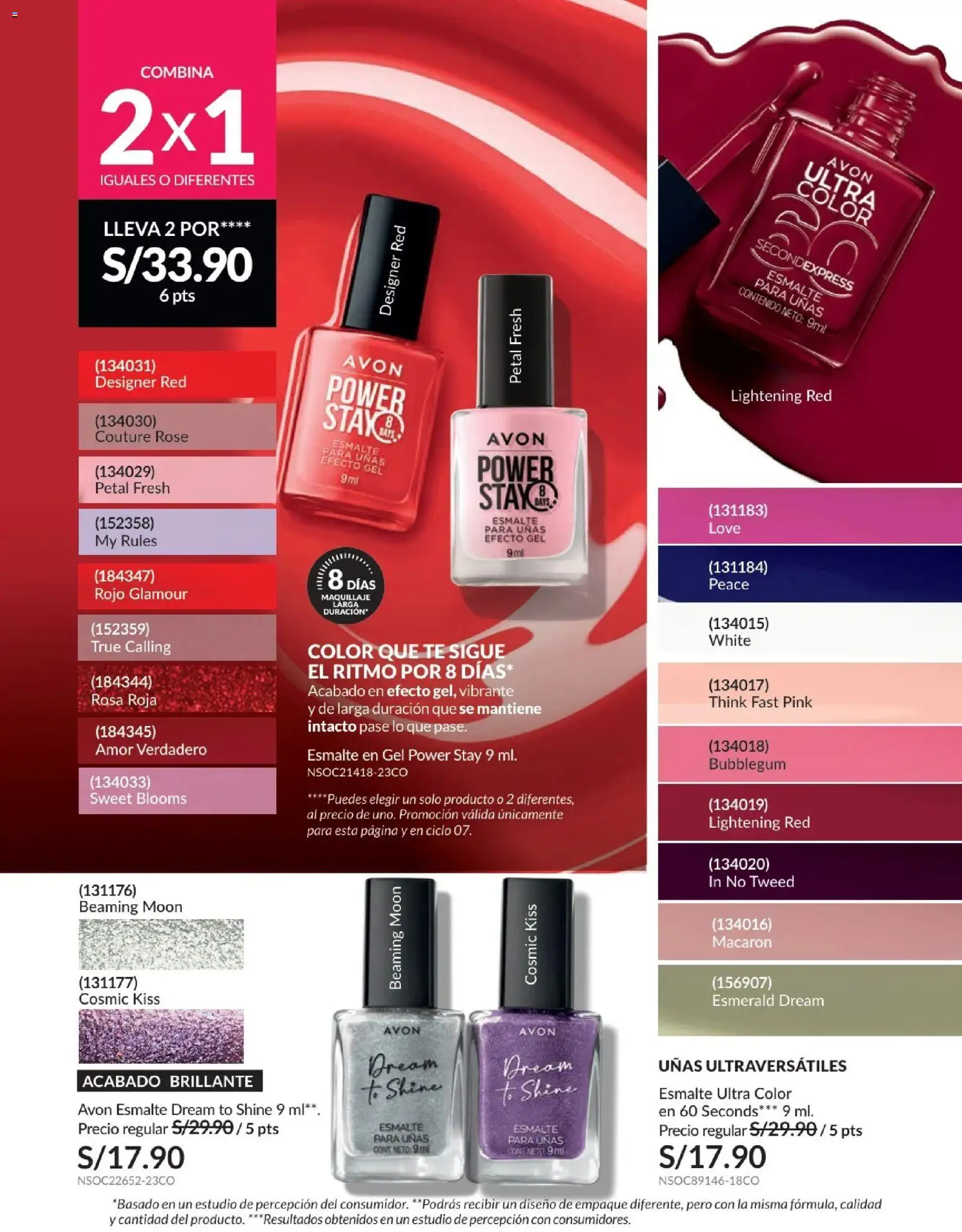 Catálogo Avon válido desde 21/04/2026 | Página: 59 | Productos: Té, Empaque, Maquillaje
