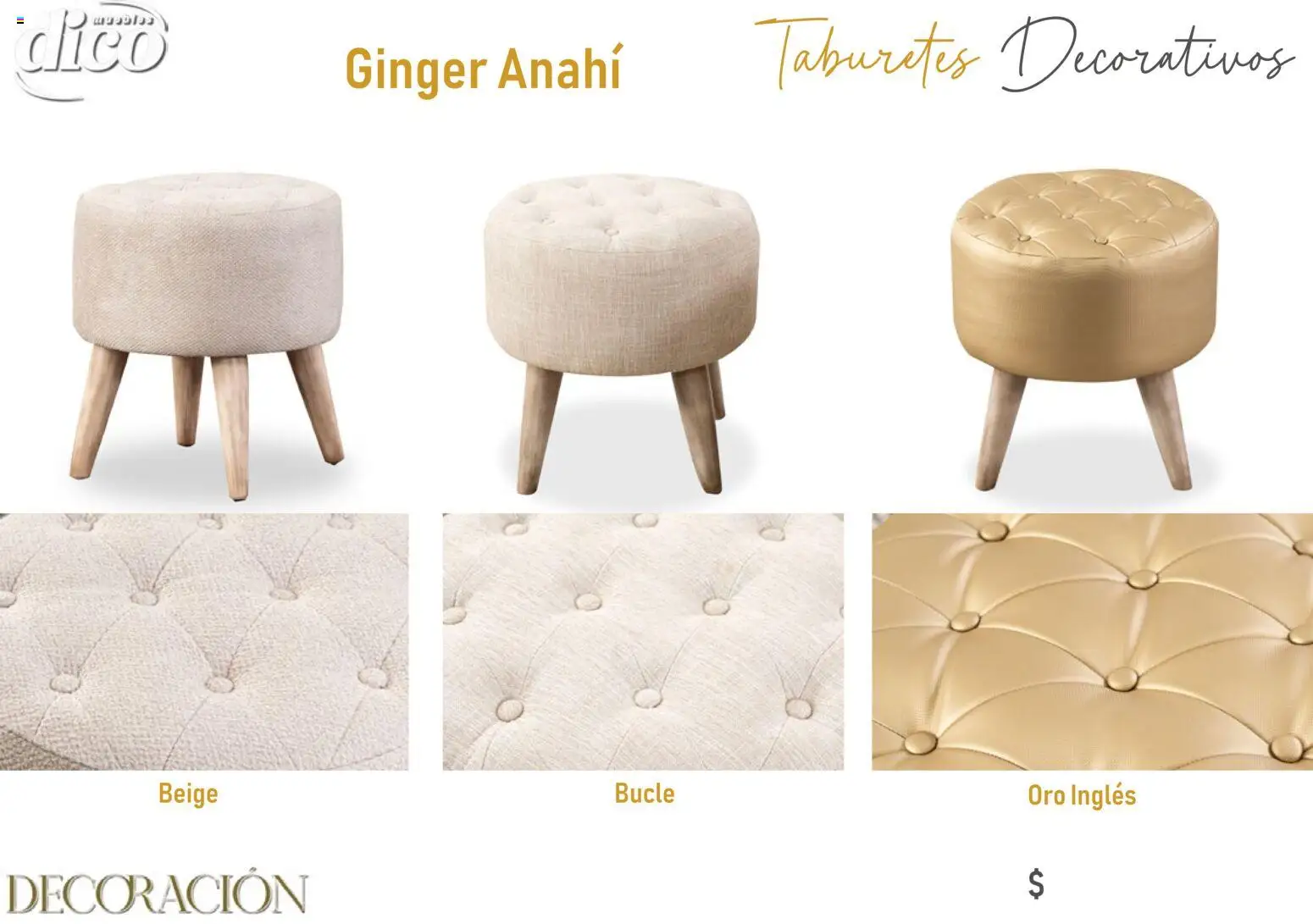 Nuevas ofertas de Muebles Dico válidas en toda la República Mexicana desde el 09/12/2025. ¡Encuentra las mejores ofertas en Muebles Dico catálogo Decoración! | Página: 37 | Productos: Decoración