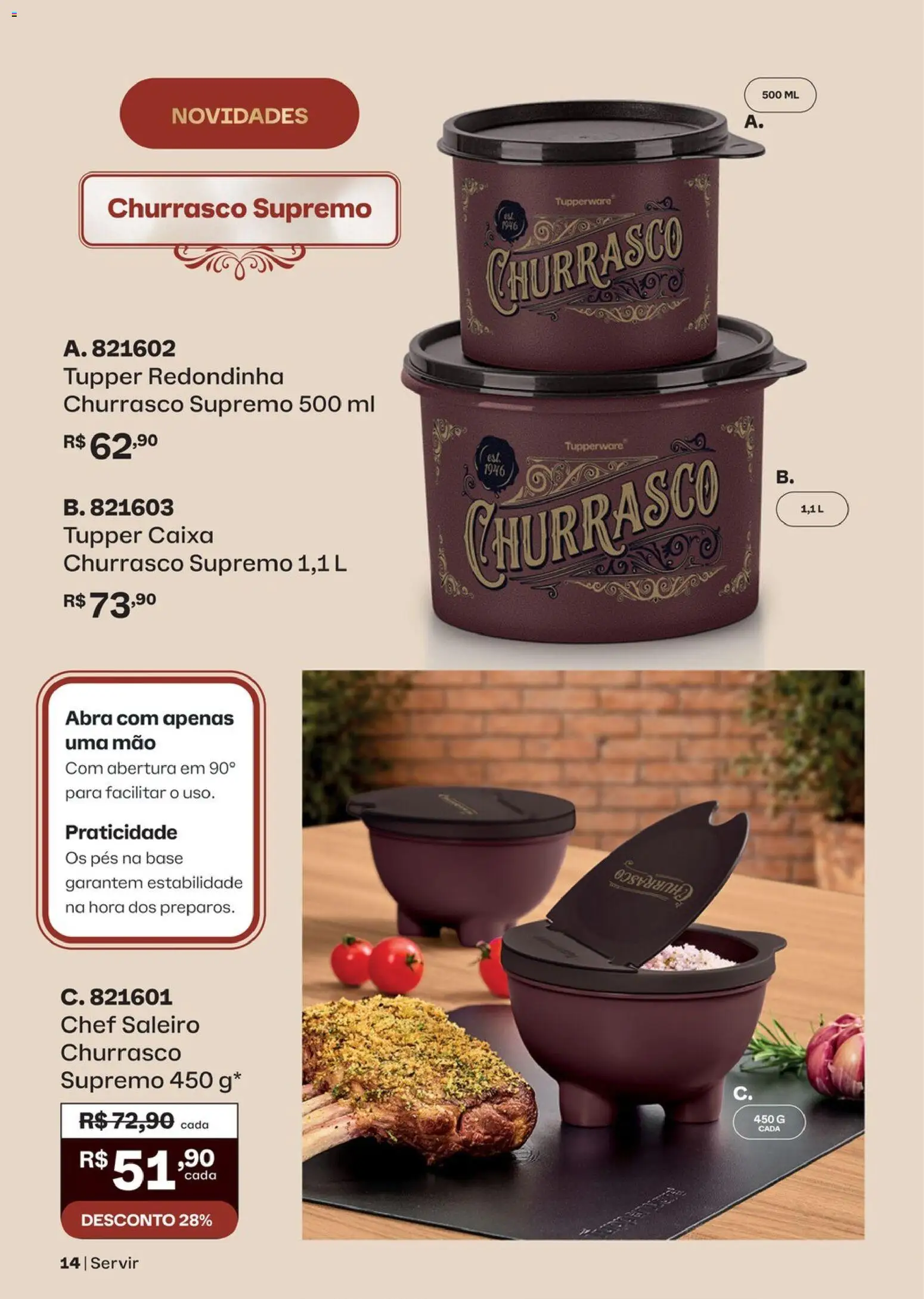 Tupperware Folheto - válido de 01/09/2026 | Página: 14 | Produtos: Caixa, Base