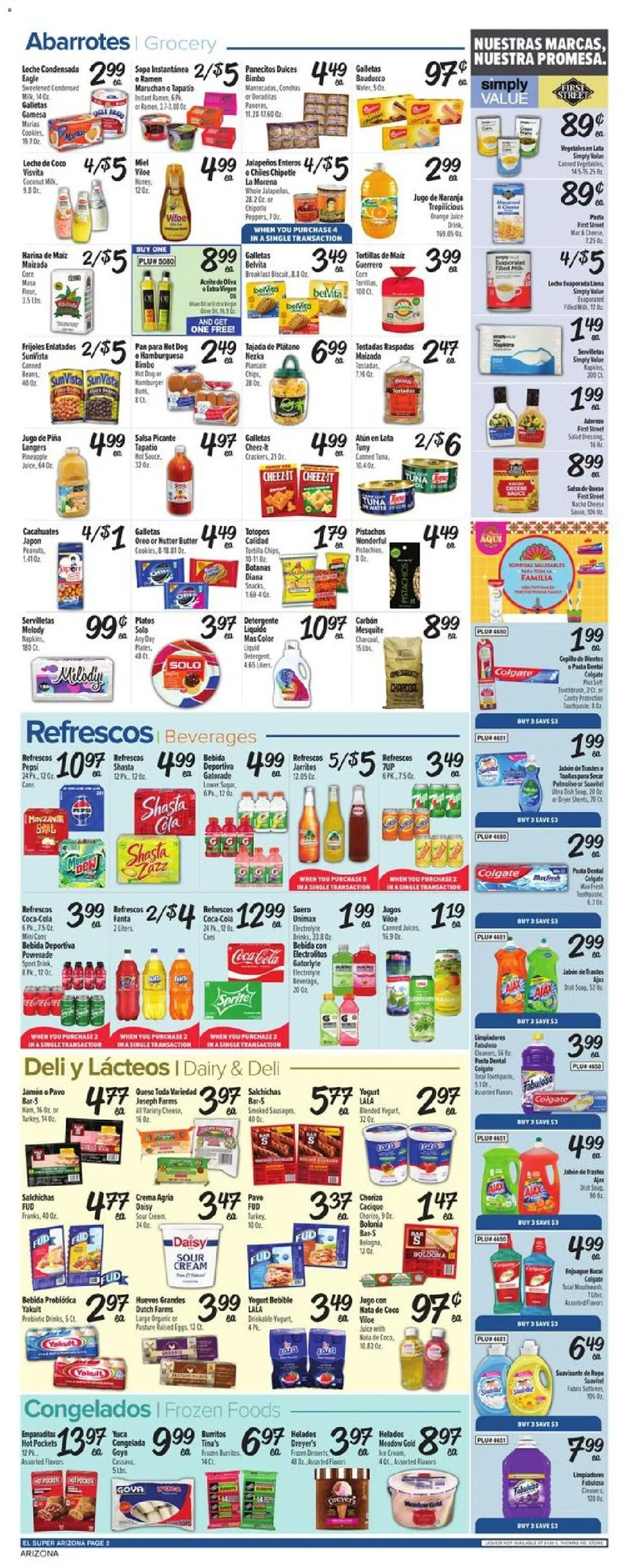 El Super Weekly Ad - AK - valid from 03.06.2026 | Page: 2 | Products: Butter, Juice, Pineapple, Cream