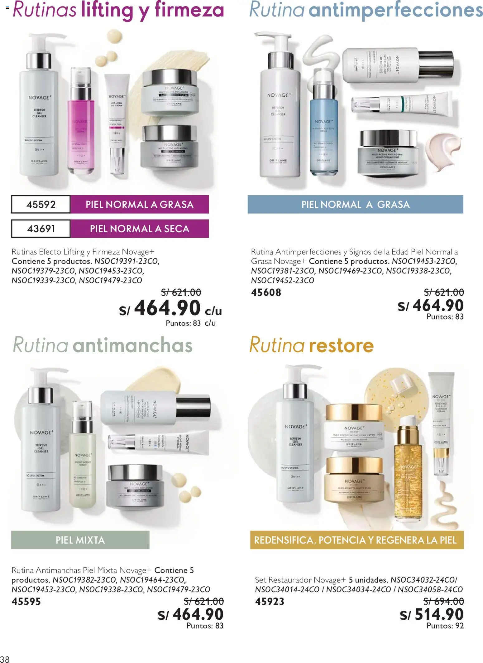 Catálogo Oriflame válido desde 12/09/2026 | Página: 38