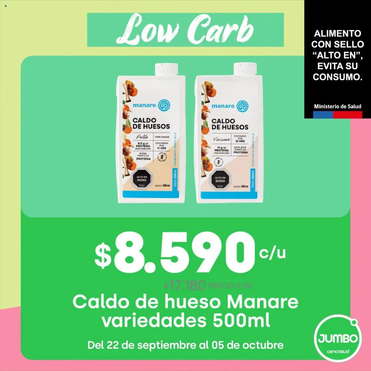 Jumbo Ofertas Bio de Jumbo │ válido desde el 25.09.2026 | Página: 5 | Productos: Proteína, Pollo, Fuente, Caldo