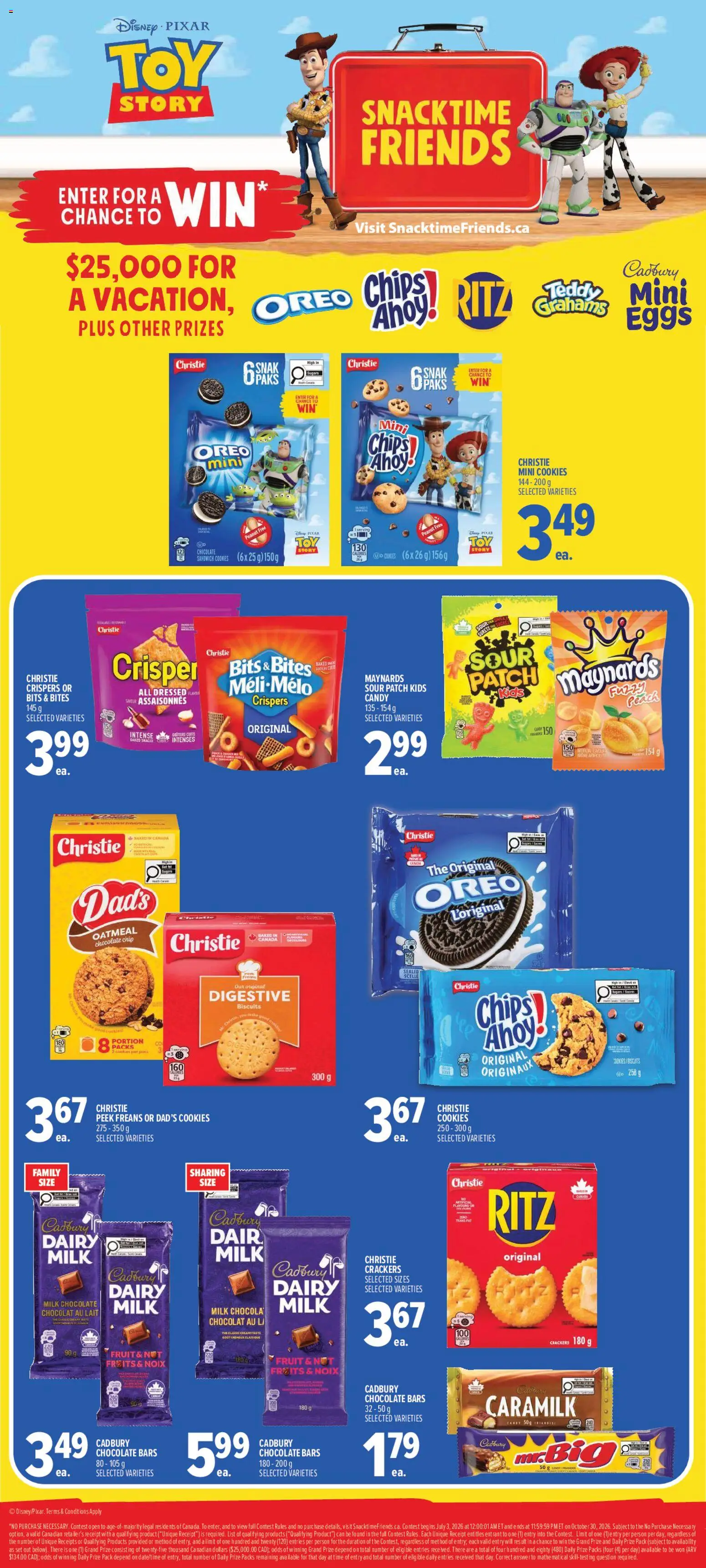 Metro flyer valid from Aug 6, 2026 | Page: 14 | Products: Crackers, Biscuits, Milk, Chocolate