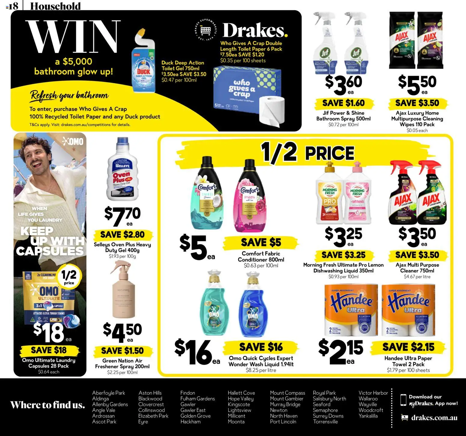 Drakes catalogue - valid from 19/08/2026 | Page: 18 | Products: Household, Cleaner, Duck, Multipurpose