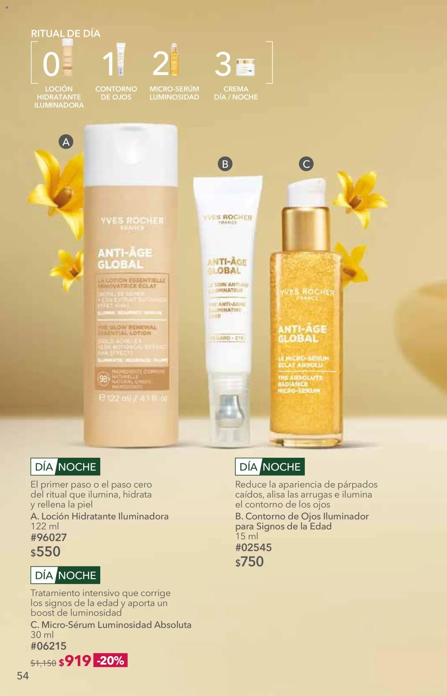 Nuevas ofertas de Yves Rocher válidas en toda la República Mexicana desde el 06/10/2026. ¡Encuentra las mejores ofertas en Yves Rocher campaña 14 2026! | Página: 56 | Productos: Iluminador, Contorno de ojos, Crema, Contorno