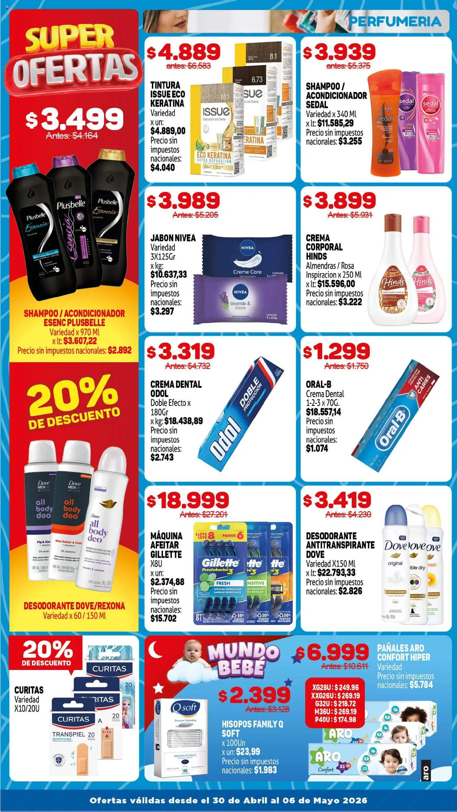 Makro ofertas │ válido desde el 30.04.2026 | Página: 12 | Productos: Body, Acondicionador, Desodorante, Pañales