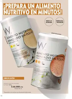 Oriflame catálogo válido desde el 31.07.2026 | Página: 90 | Productos: Vitaminas, Polvo, Chocolate, Fuente