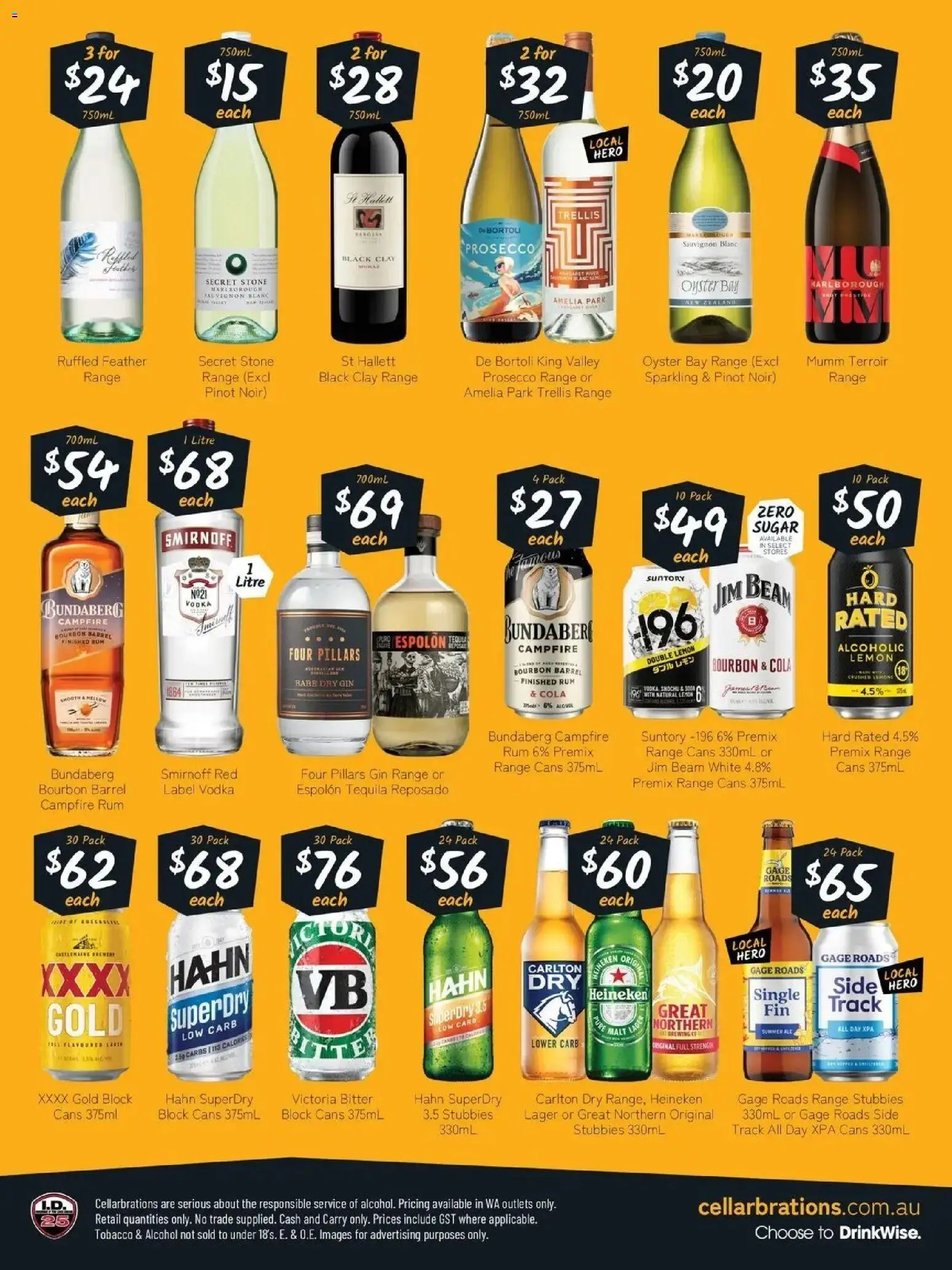 Cellarbrations catalogue - valid from 27/07/2026 | Page: 2 | Products: Bourbon, Gin, Sugar, Lemon