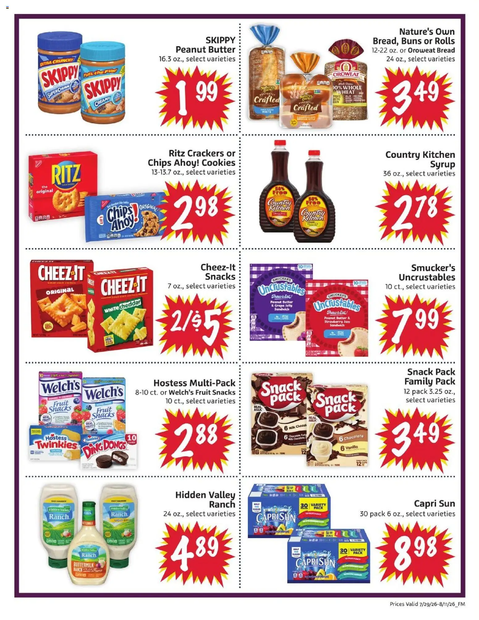 FoodMaxx Weekly Ad - NV - valid from 07/29/2026 | Page: 2 | Products: Butter, Chocolate, Chips, Cookies