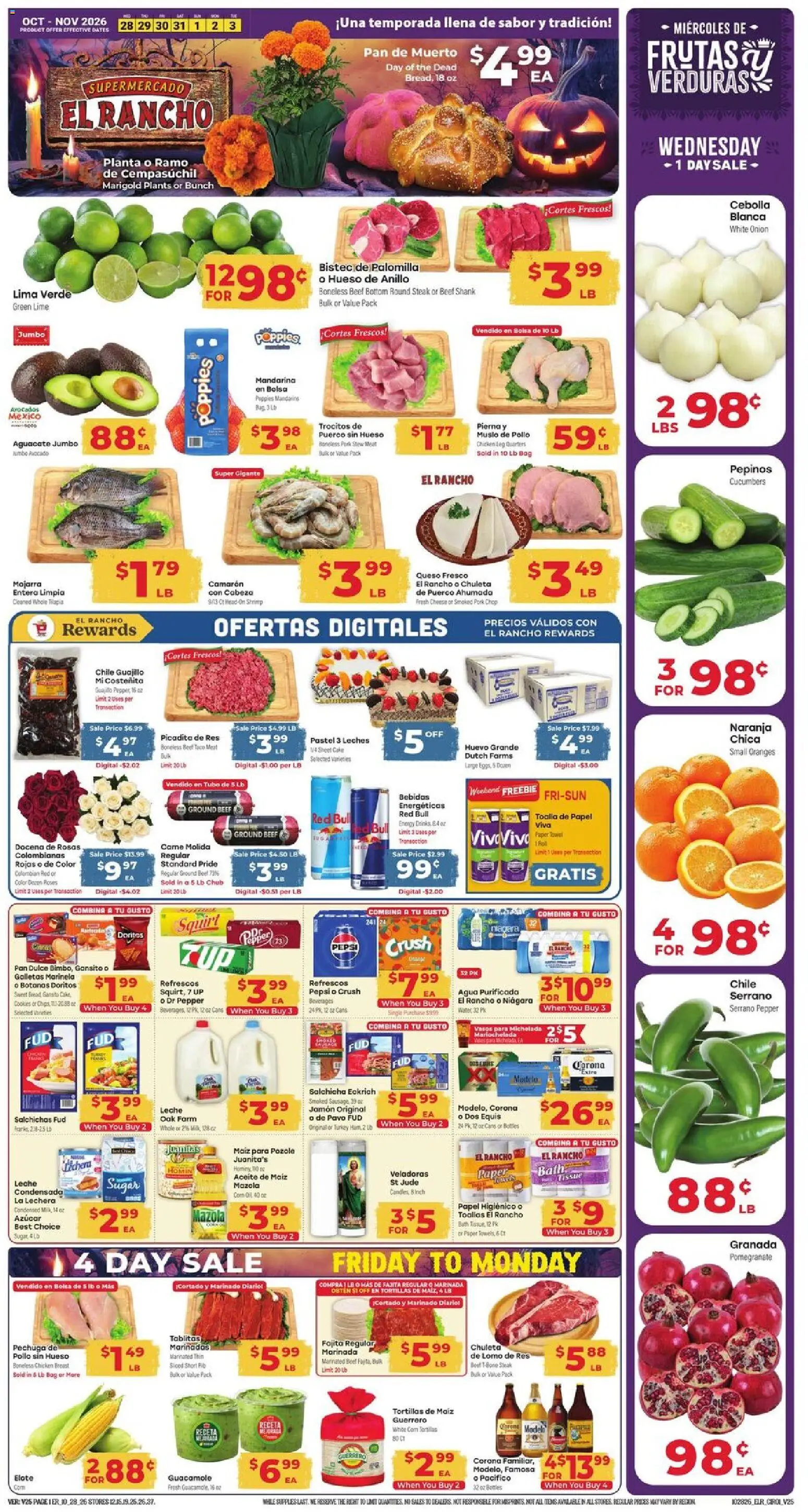 El Rancho Weekly Ad - valid from 10/28/2026 | Page: 1