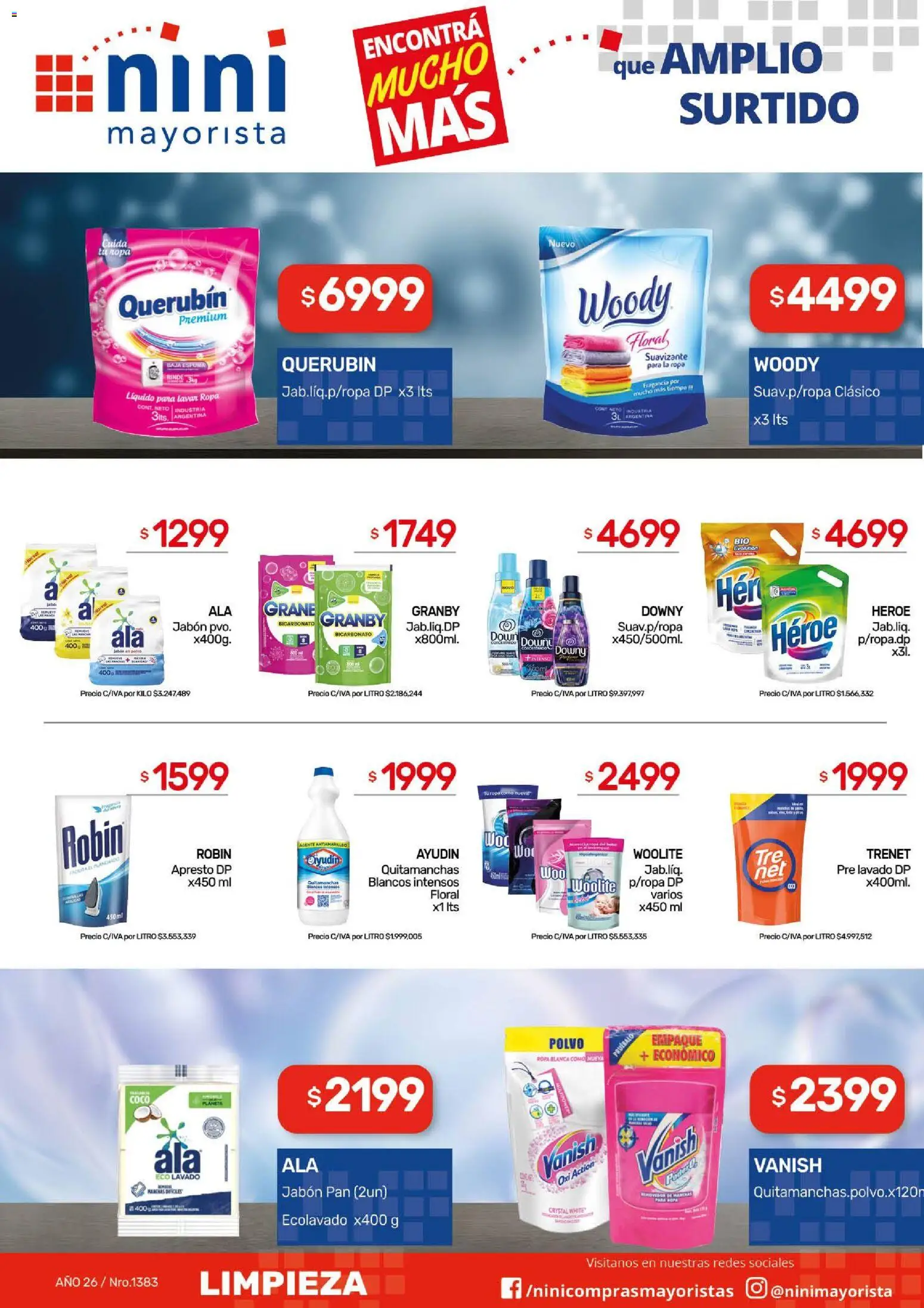 Revista de ofertas NINI Mayorista - Página 9 - Ofertas válidas hasta el 1 de noviembre de 2026