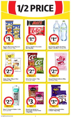 Preview of Coles catalogue - valid from 01/07/2026 | Page: 4 | Products: Honey, Chips, Popcorn, Raspberry