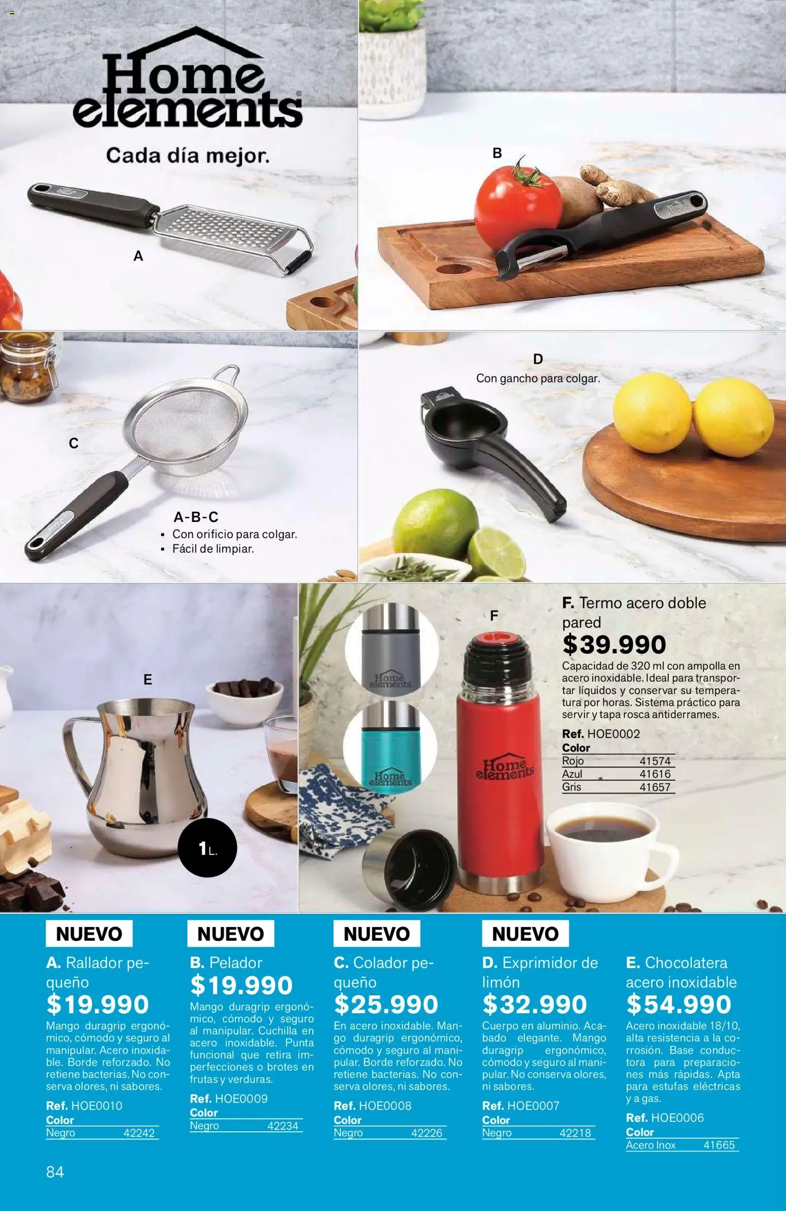 Leonisa revista - valida desde el 15/07/2026 | Página: 84 | Productos: Ampolla, Rallador, Mango, Tapa