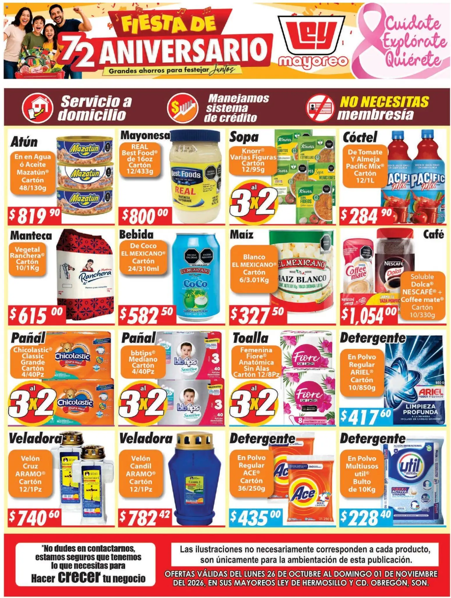Nuevas ofertas de Casa Ley válidas en toda la República Mexicana desde el 26/10/2026. ¡Encuentra las mejores ofertas en Casa Ley folleto Hermosillo! | Página: 2
