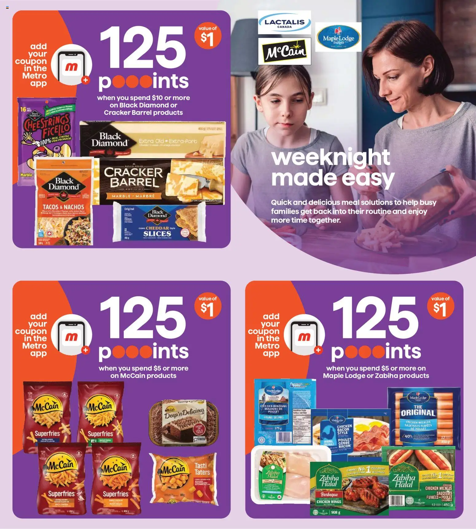 Metro flyer valid from Aug 6, 2026 | Page: 3 | Products: Chicken wings, Cheese, Chicken
