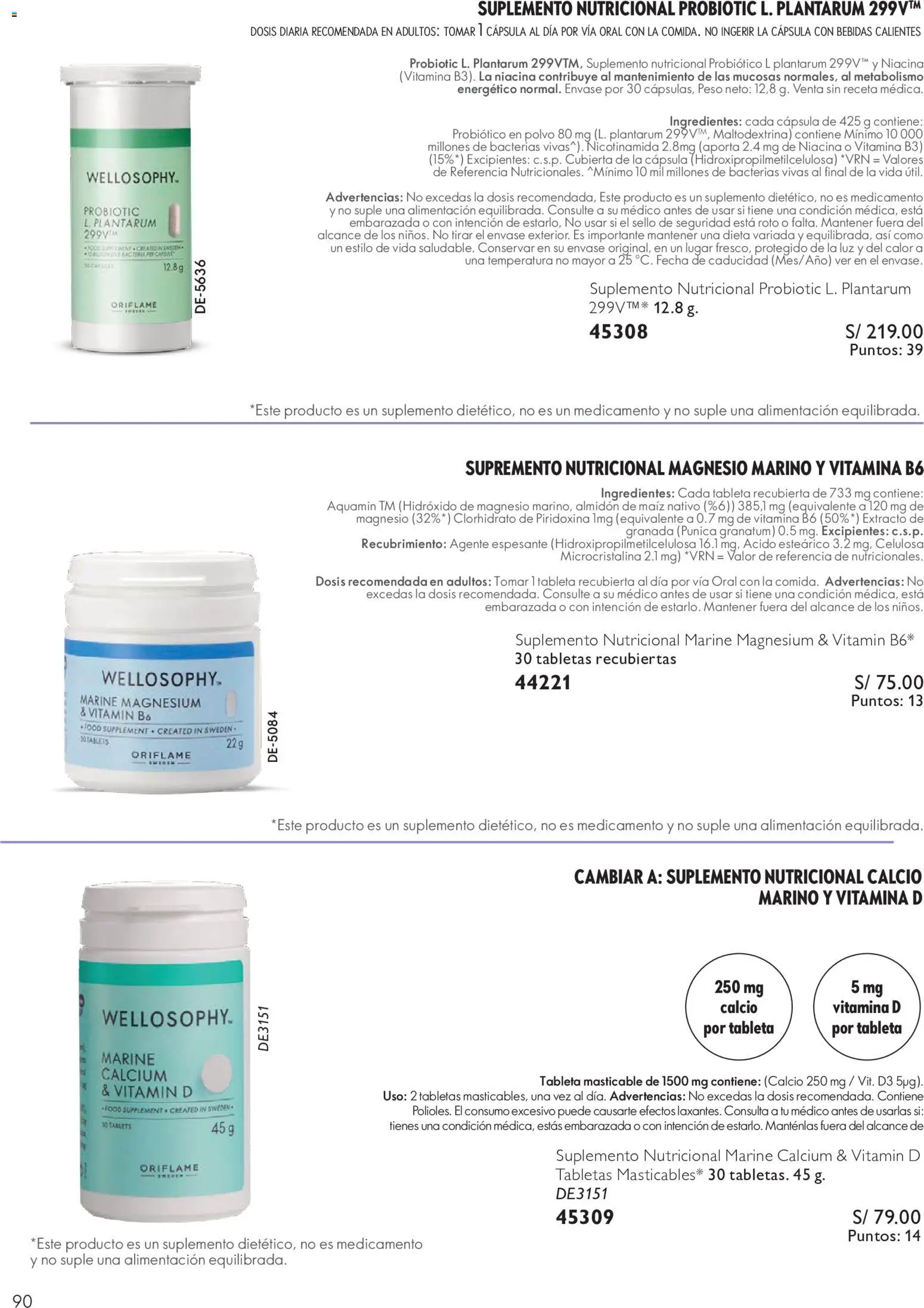 Catálogo Oriflame válido desde 12/09/2026 | Página: 90 | Productos: Bebidas, Cápsula, Espesante, Granada