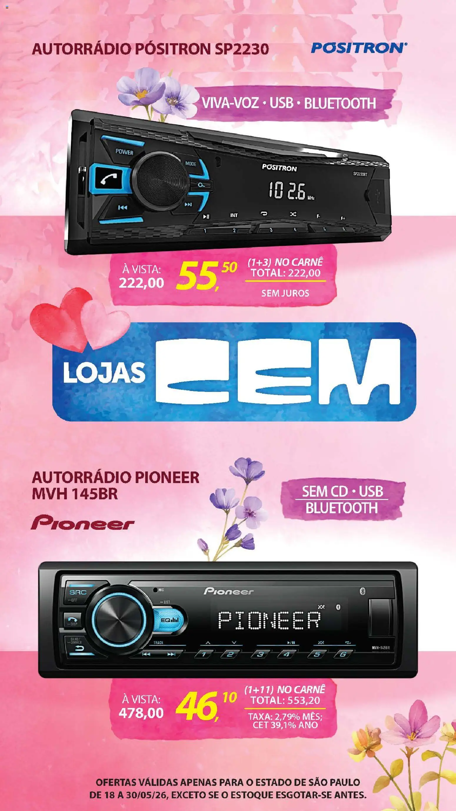 Lojas Cem - Ofertas atuais de 18/05/2026 ? Não perca as melhores promoções! | Brasil