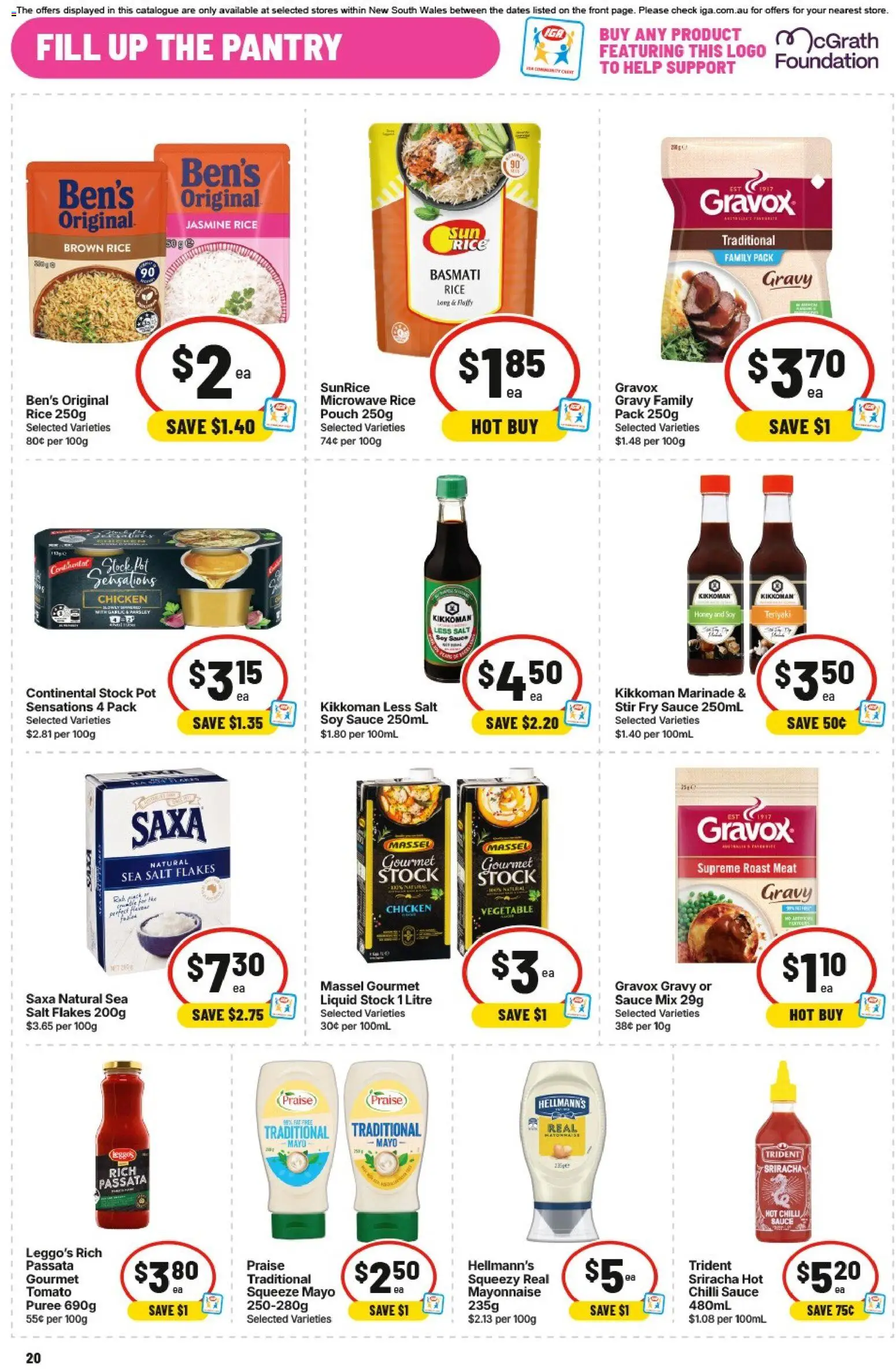 IGA catalogue - valid from 09/09/2026 | Page: 21 | Products: Meat, Mayonnaise, Sauce, Salt