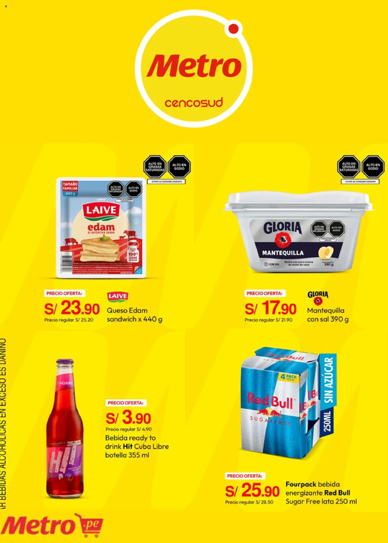 Catálogo Metro válido desde 04.05.2026 | Página: 3 | Productos: Mantequilla, Queso