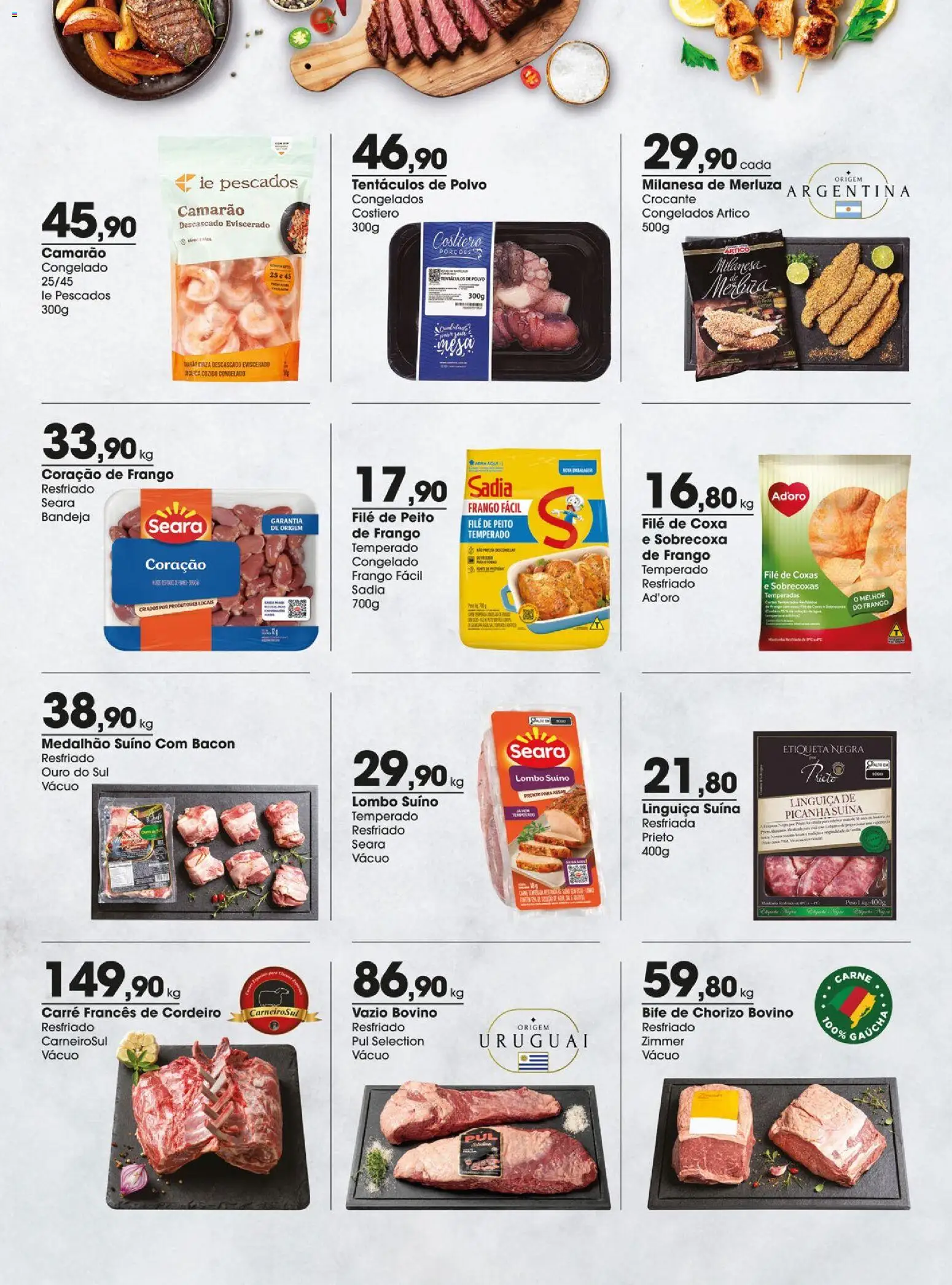 Zaffari Folheto - válido de 26.05.2026 | Página: 10 | Produtos: Picanha, Lombo, Camarão, Carne