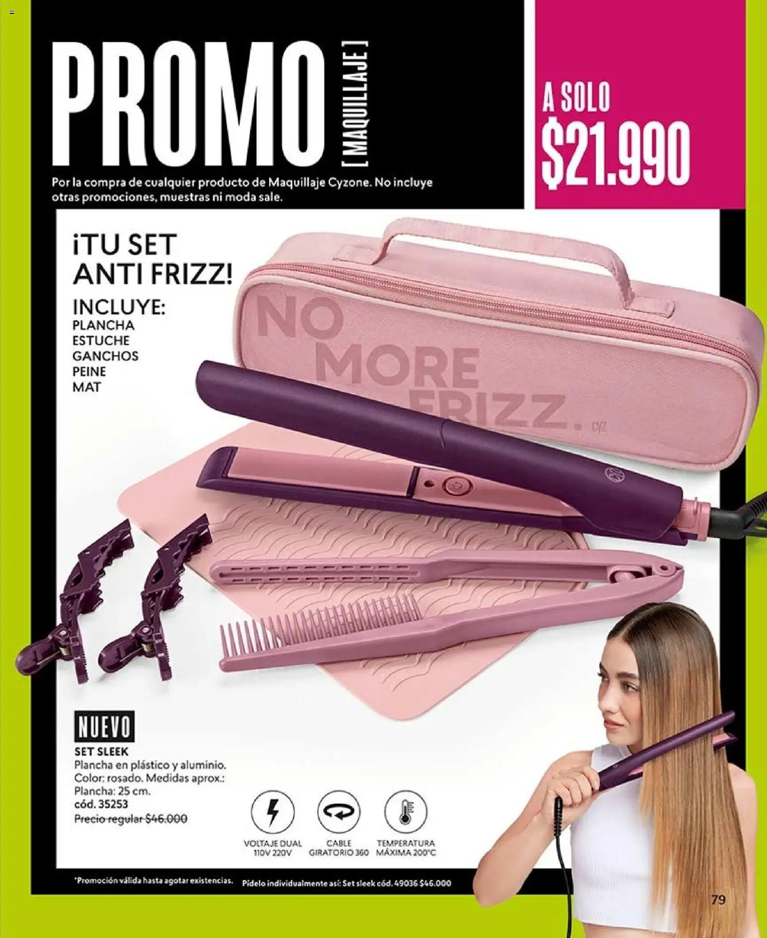 Catálogo CyZone Campaña 15 │ válido desde el 06.09.2026 | Página: 91 | Productos: Cable, Estuche, Plancha, Peine