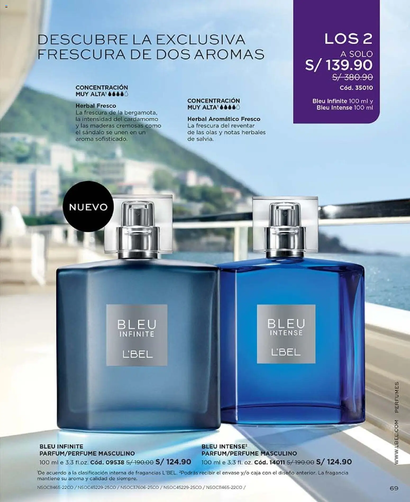 Catálogo L'Bel válido desde 03/10/2026 | Página: 69 | Productos: Perfumes, Caja, Cardamomo, Fragancia